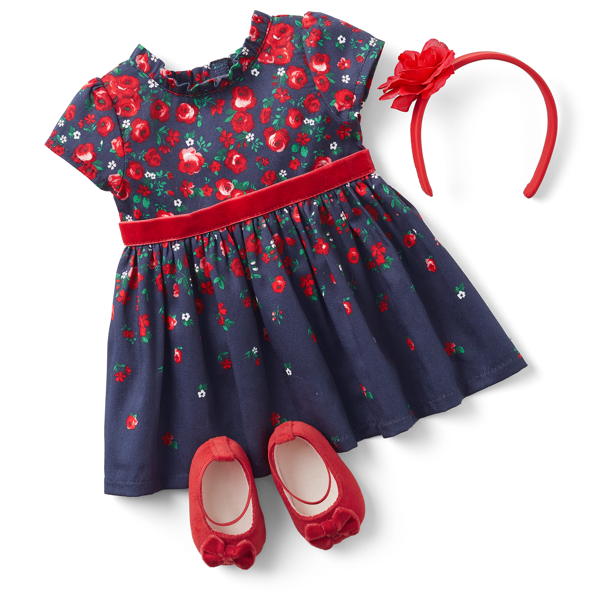 Floral Party Dress for Bitty Baby Dolls | American Girl x Janie and Jack