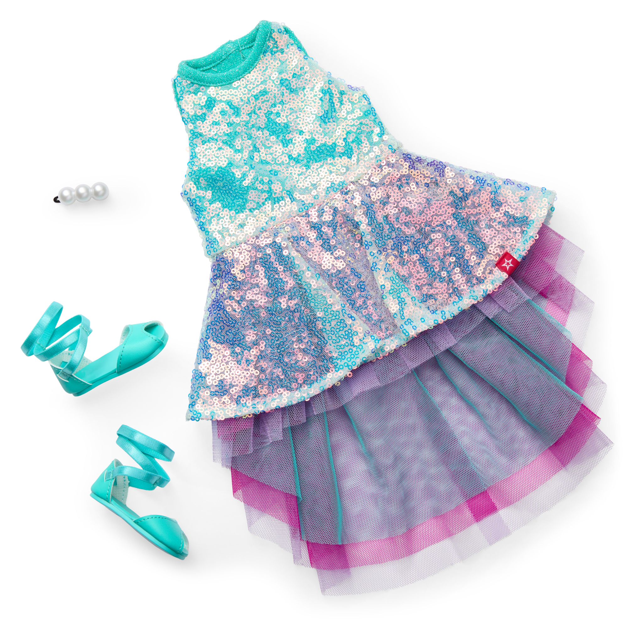 Reversible Mermaid Outfit for 18-inch Dolls | Style Flips™