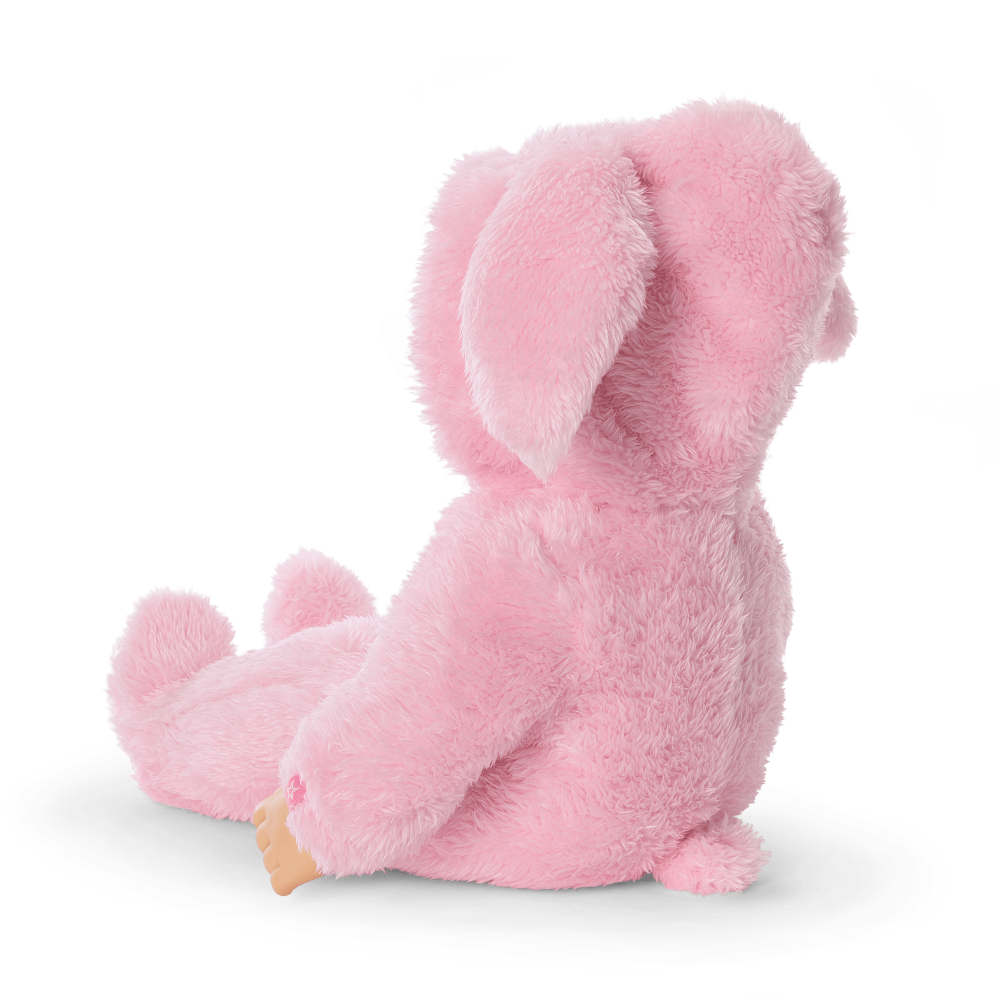 Pink Bunny Jumpsuit for Bitty Baby Dolls | Plush Hood & Tail