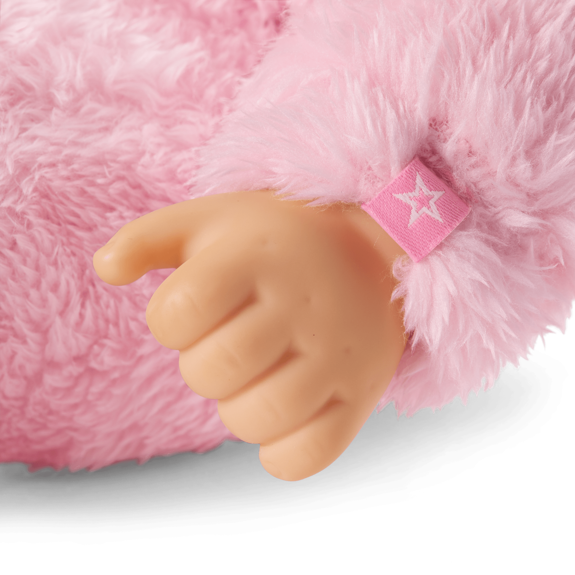 Pink Bunny Jumpsuit for Bitty Baby Dolls | Plush Hood & Tail