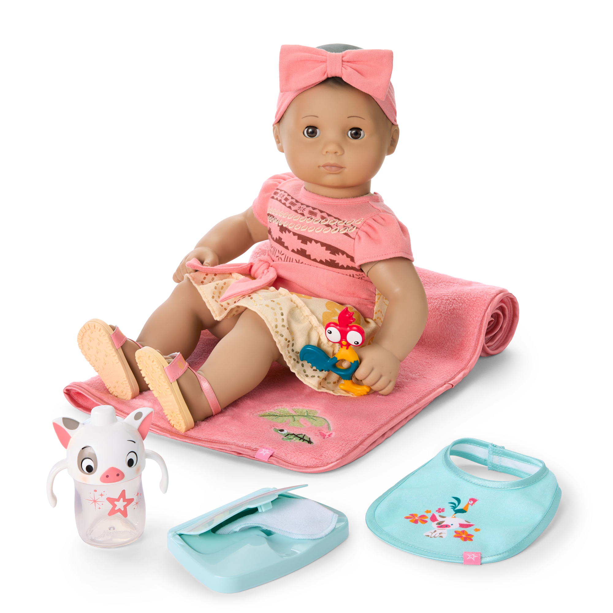 Moana Baby Doll Playset with 10-Piece Accessories | American Girl