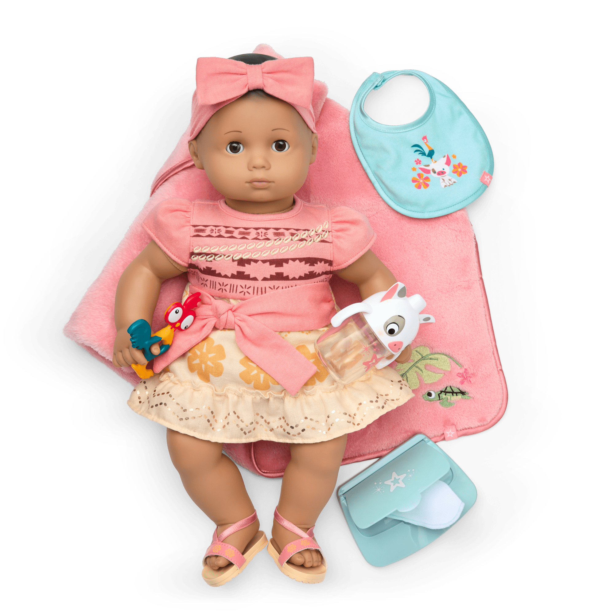 Moana Baby Doll Playset with 10-Piece Accessories | American Girl