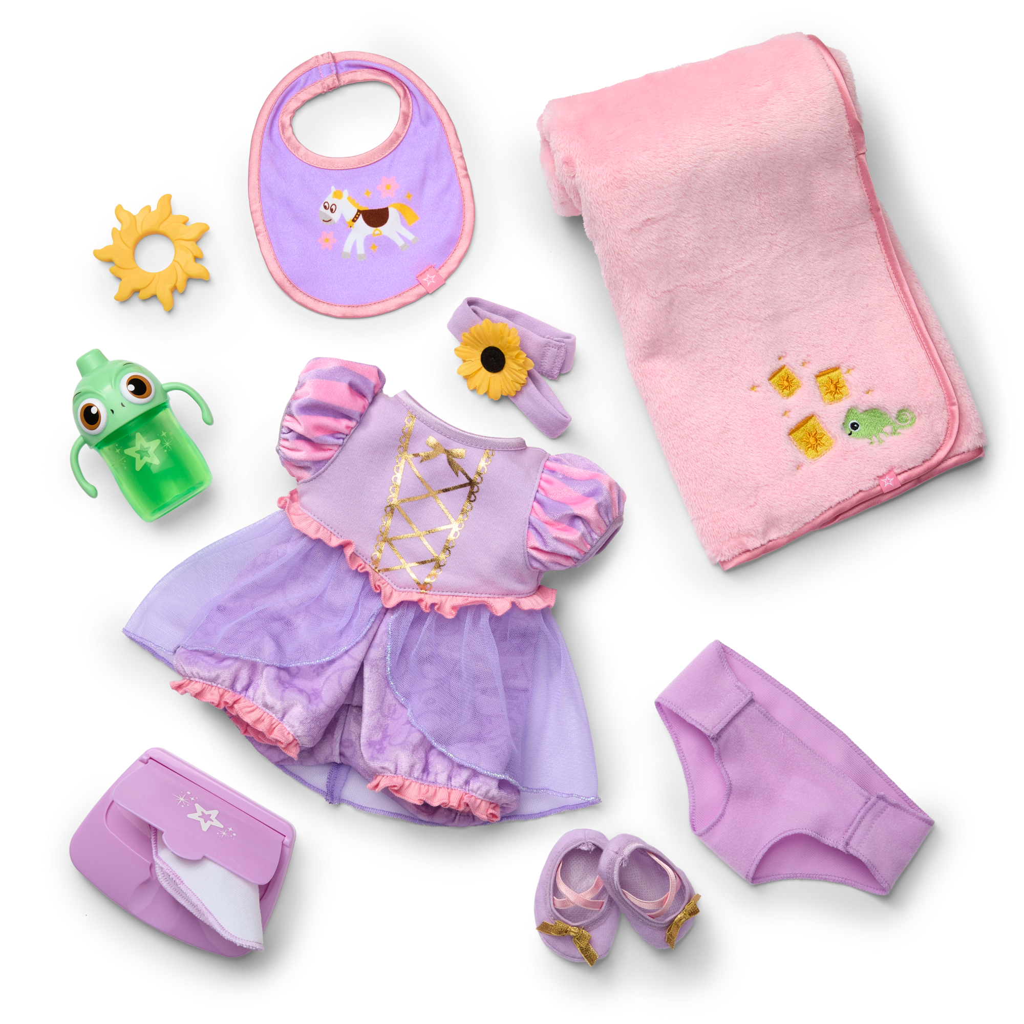 Disney Princess Rapunzel Baby Doll Set with Accessories | Bitty Baby by American Girl