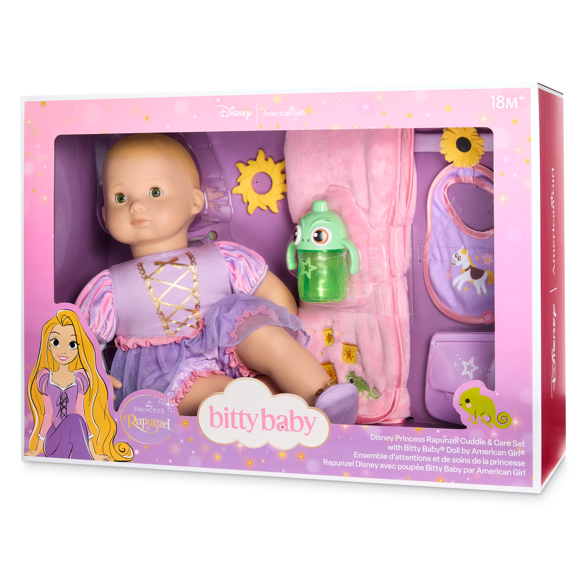 Disney Princess Rapunzel Baby Doll Set with Accessories | Bitty Baby by American Girl