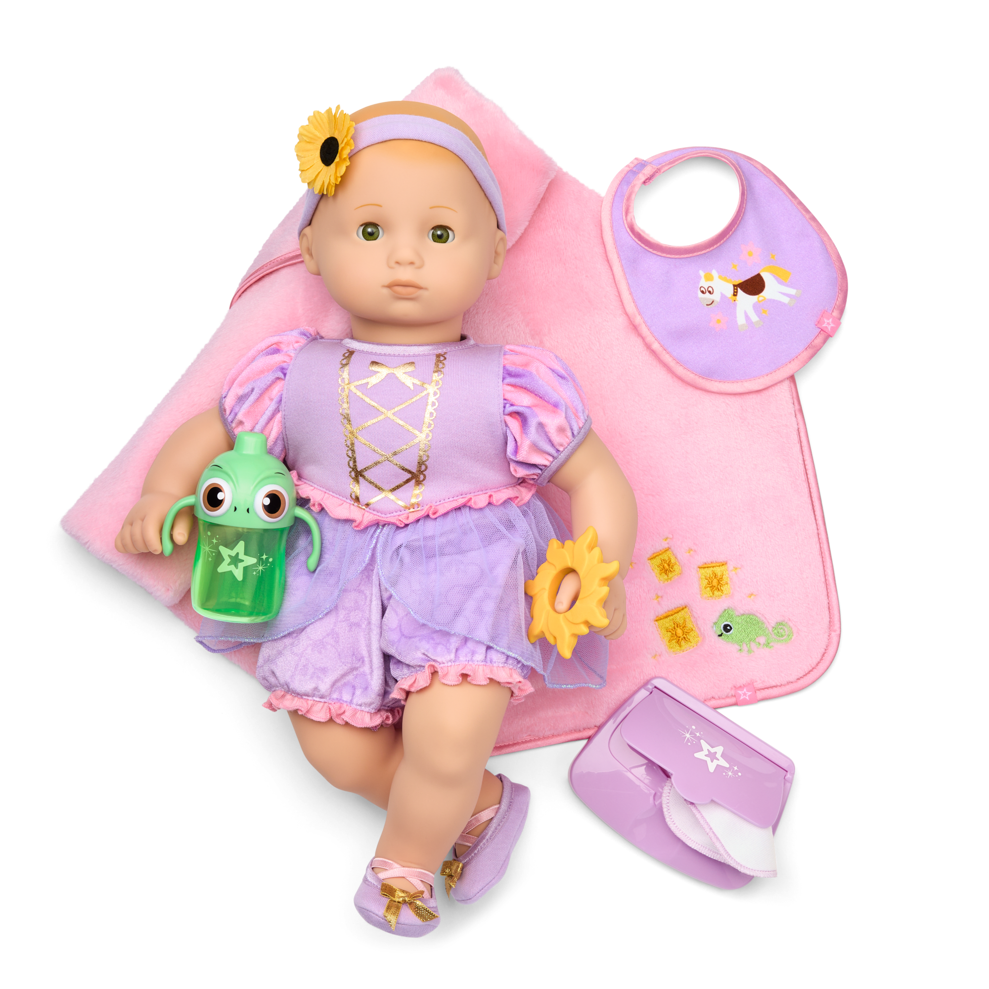 Disney Princess Rapunzel Baby Doll Set with Accessories | Bitty Baby by American Girl