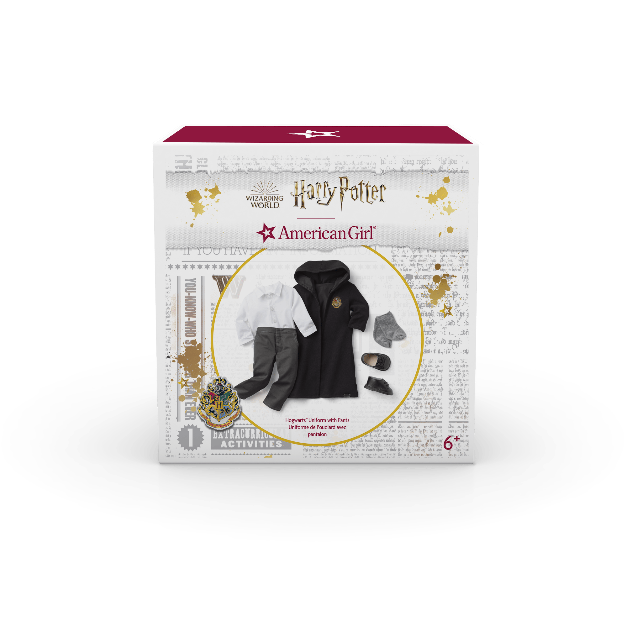 Hogwarts Uniform for 18-inch Dolls with Pants & Robe | American Girl