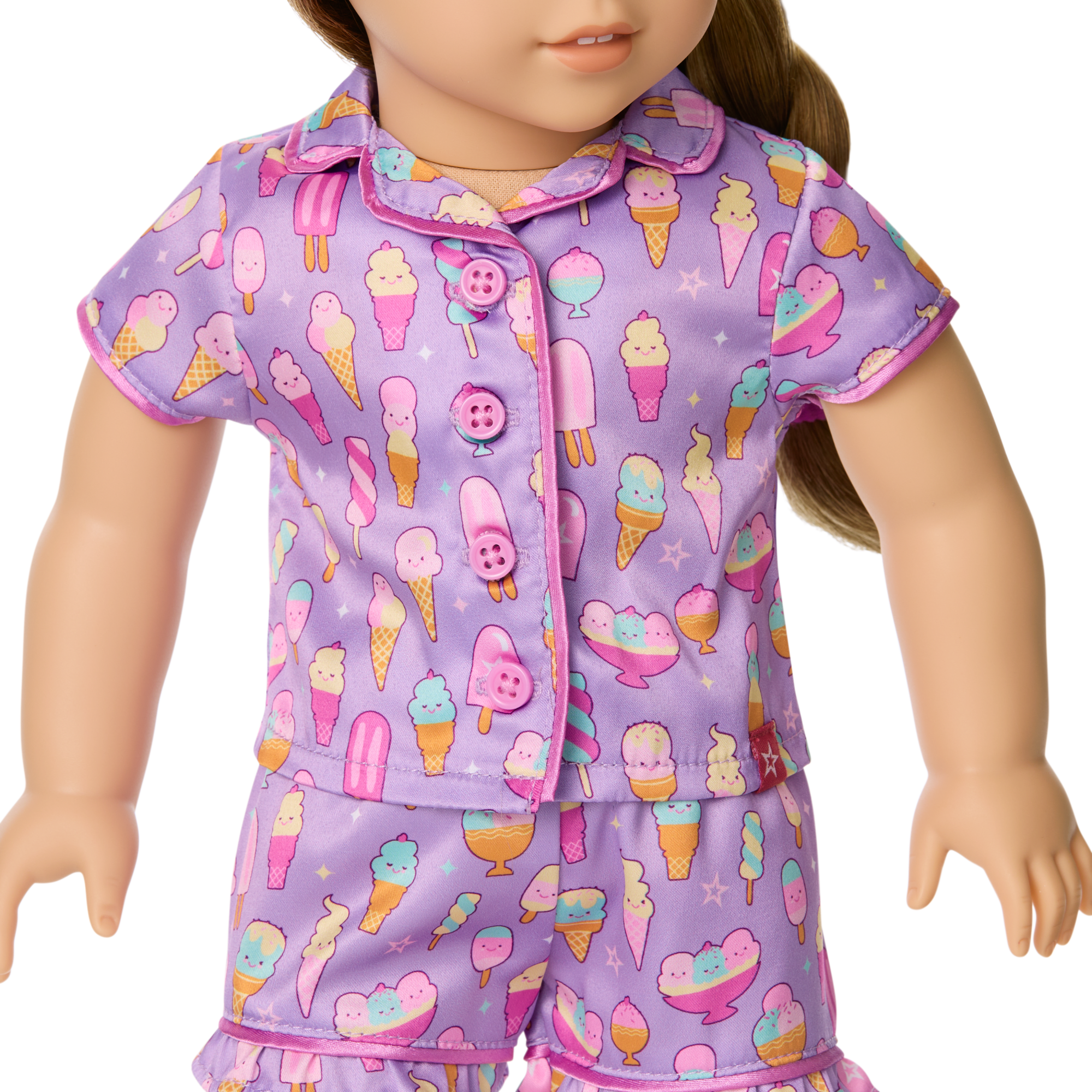 Girls & Doll Matching Pajama Set - Ice Cream Theme | Sweet Dreams