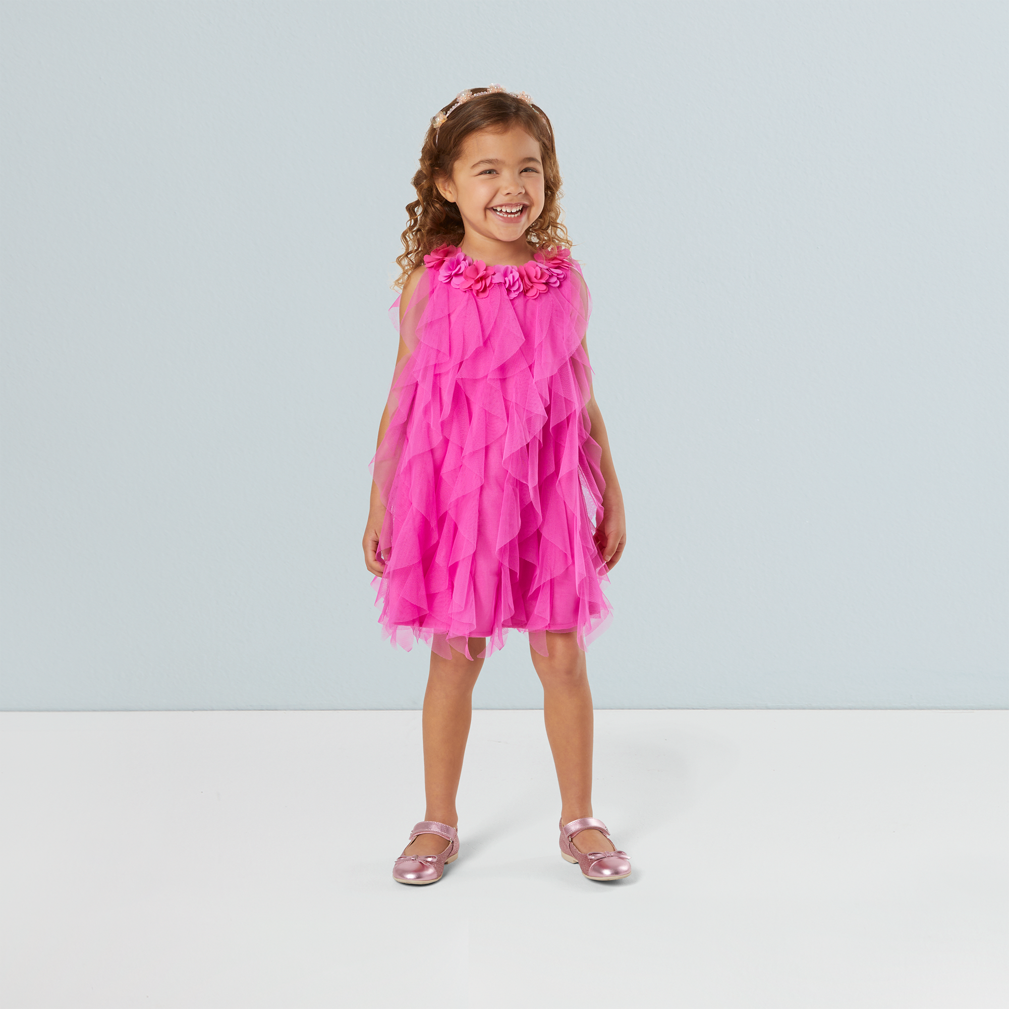 Pink Birthday Dresses for Girls & Bitty Baby Dolls | Party-Pink