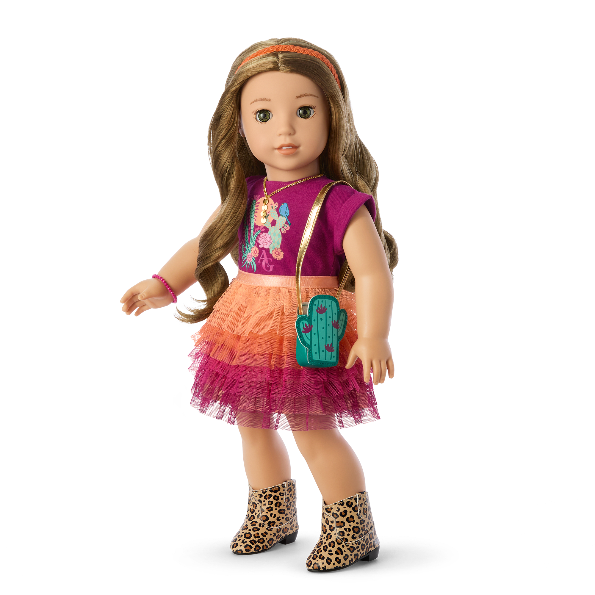Southwest-Themed 18-inch Doll Outfit with Accessories & Shoes