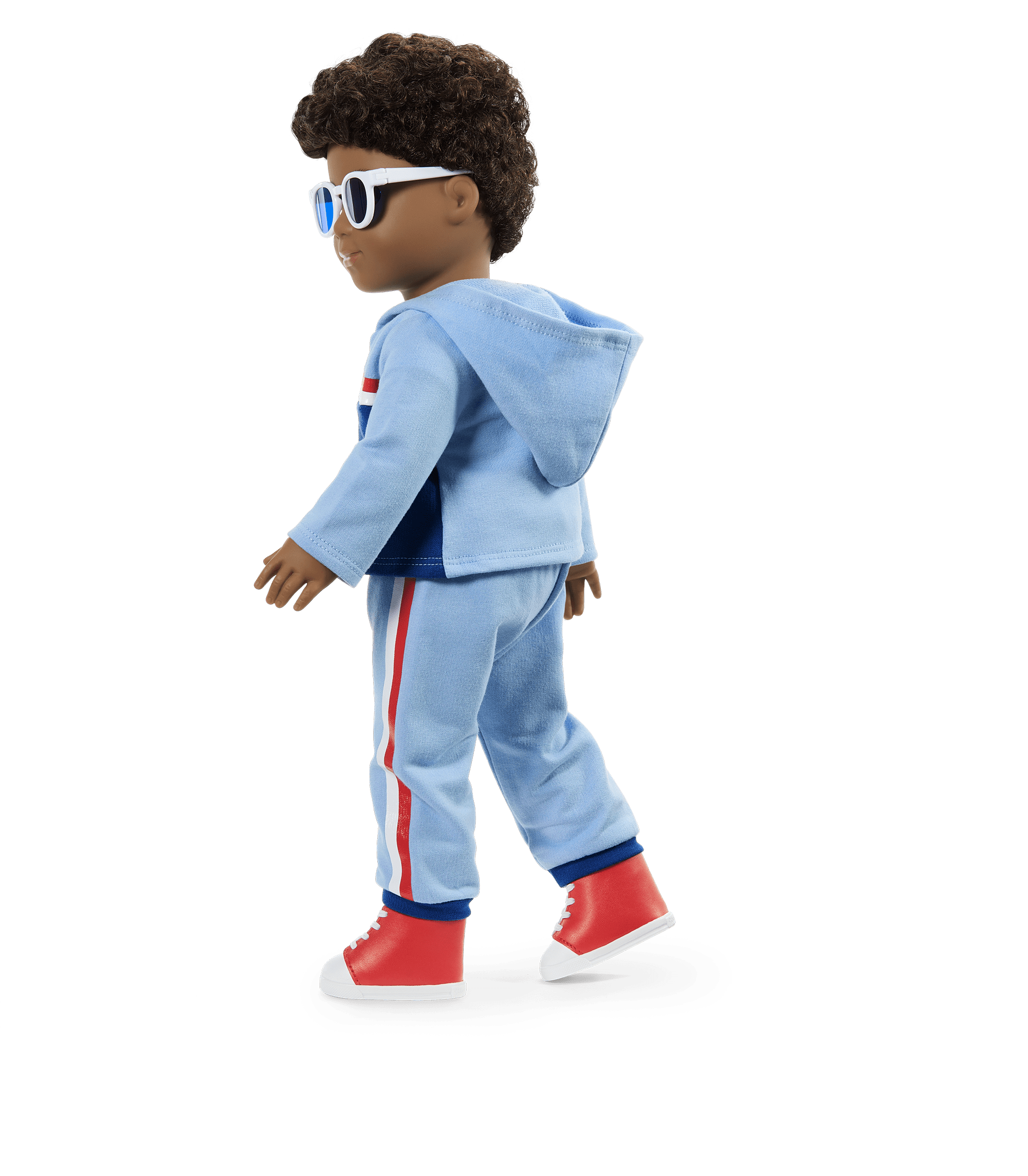 Red, White & Blue Jogger Set for 18-inch Dolls | Team AG™