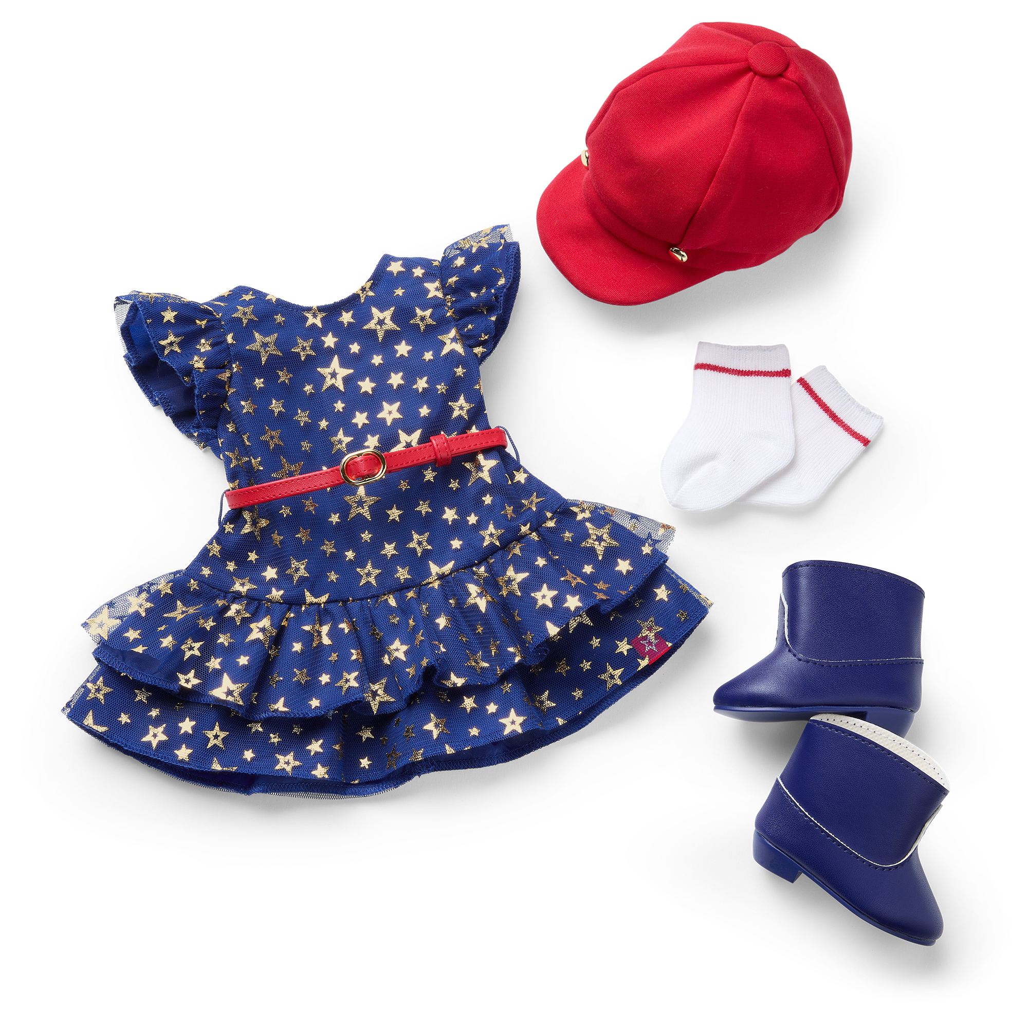 Navy & Gold Star Dress Set for 18-inch Dolls | Team AG™