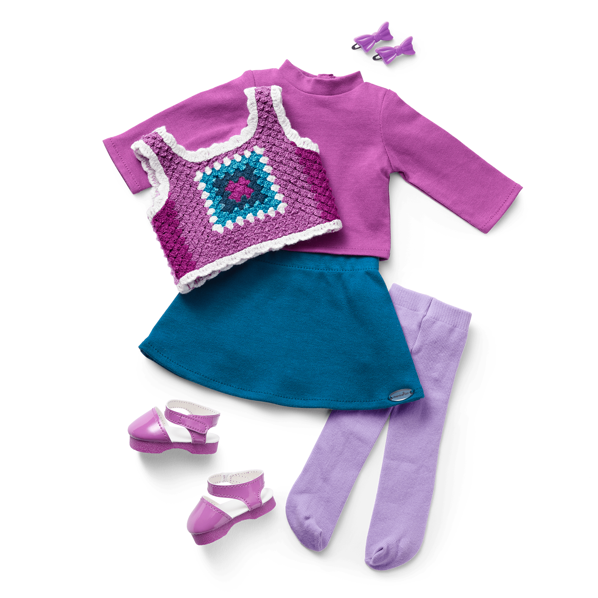 18-inch Doll School Outfit with Basketball Jersey & Skirt | Julie’s™