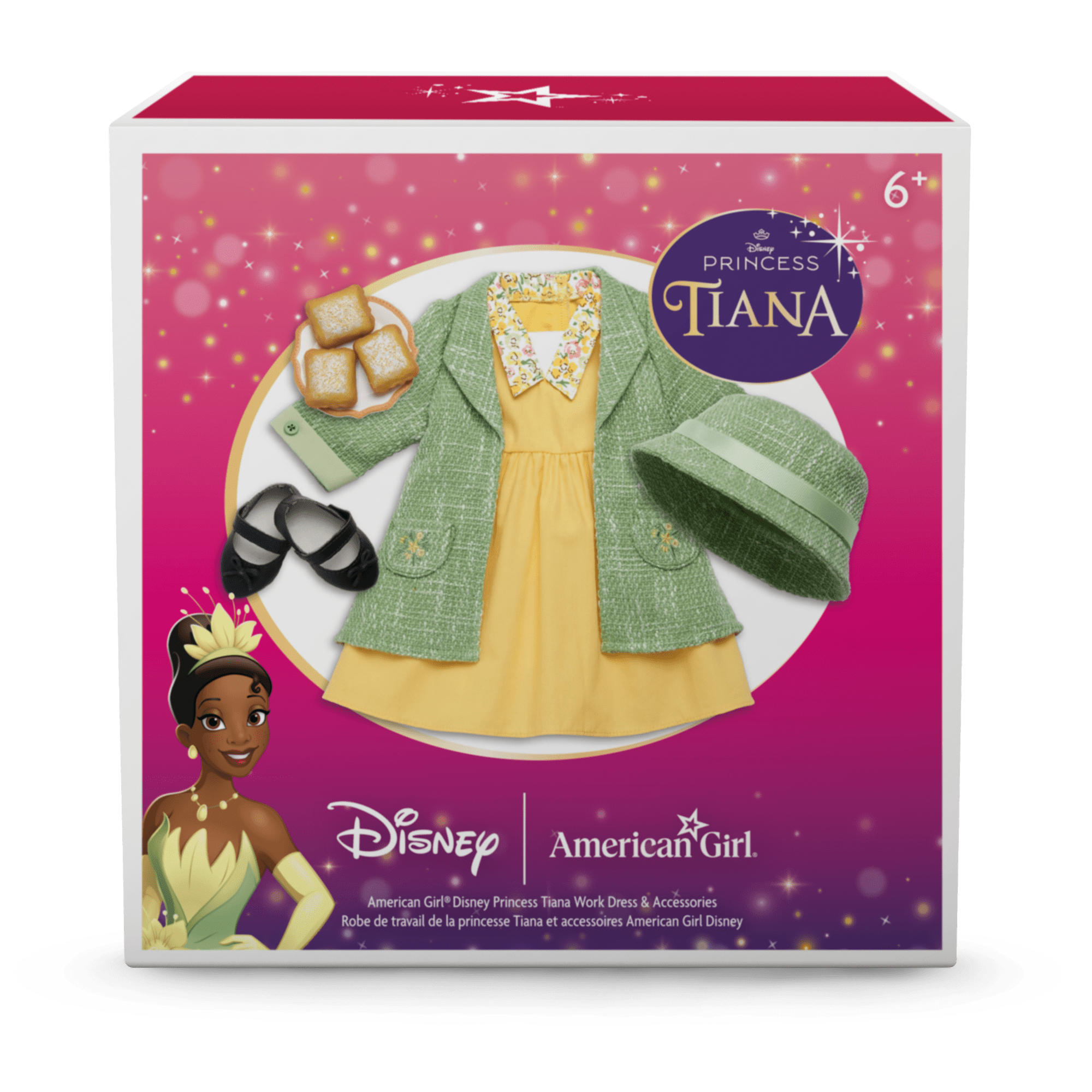 Disney Princess Tiana Work Dress & Accessories for 18-inch Dolls | American Girl