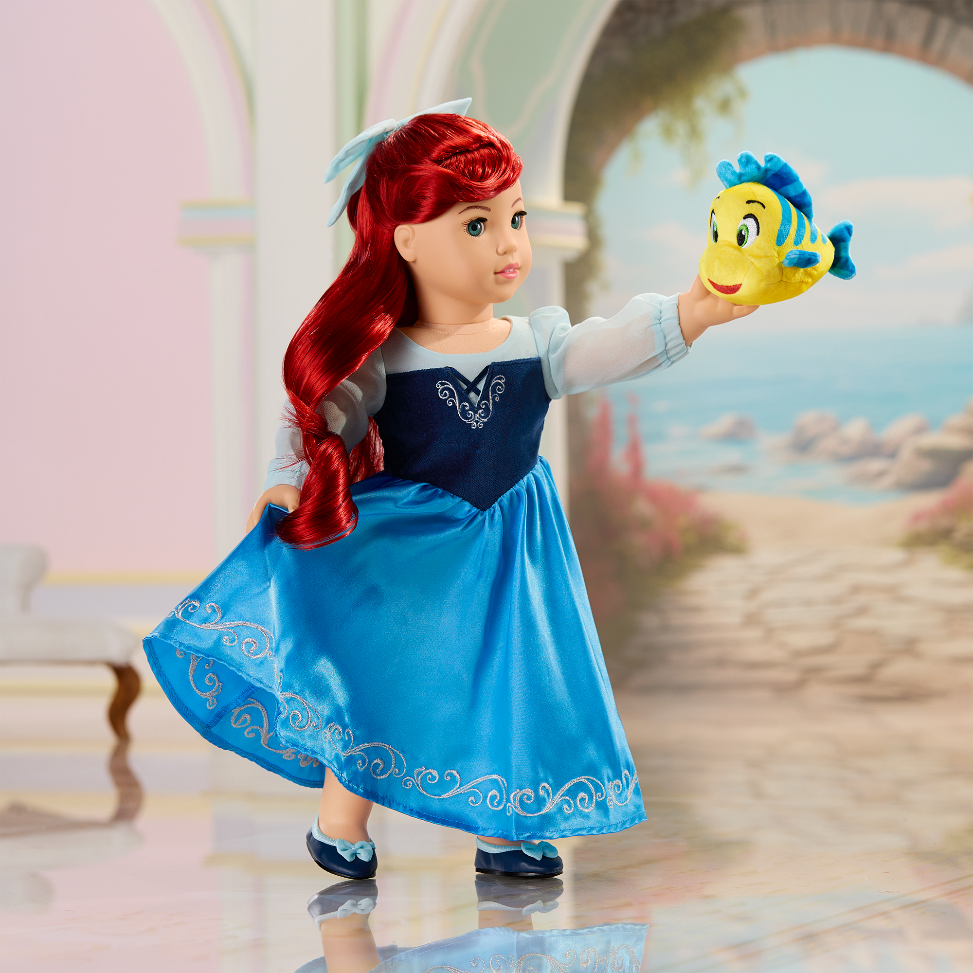 Disney Princess Ariel Day Dress & Flounder Set for 18-inch Dolls | American Girl
