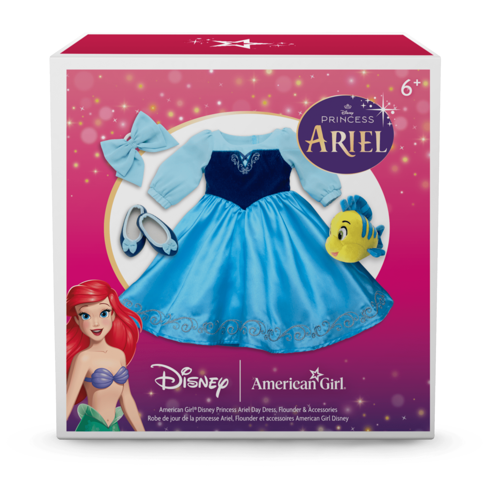 Disney Princess Ariel Day Dress & Flounder Set for 18-inch Dolls | American Girl