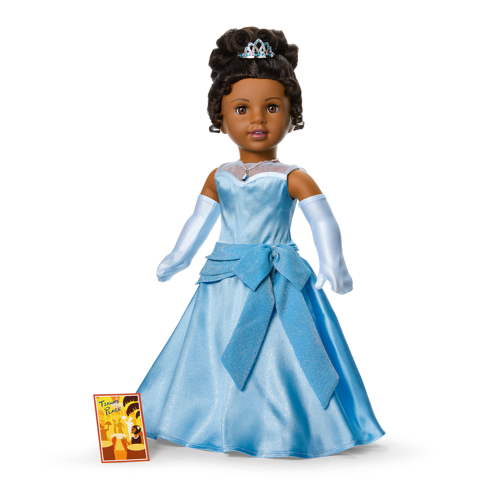 Disney Princess Tiana Evening Dress & Accessories for 18-inch Dolls | American Girl