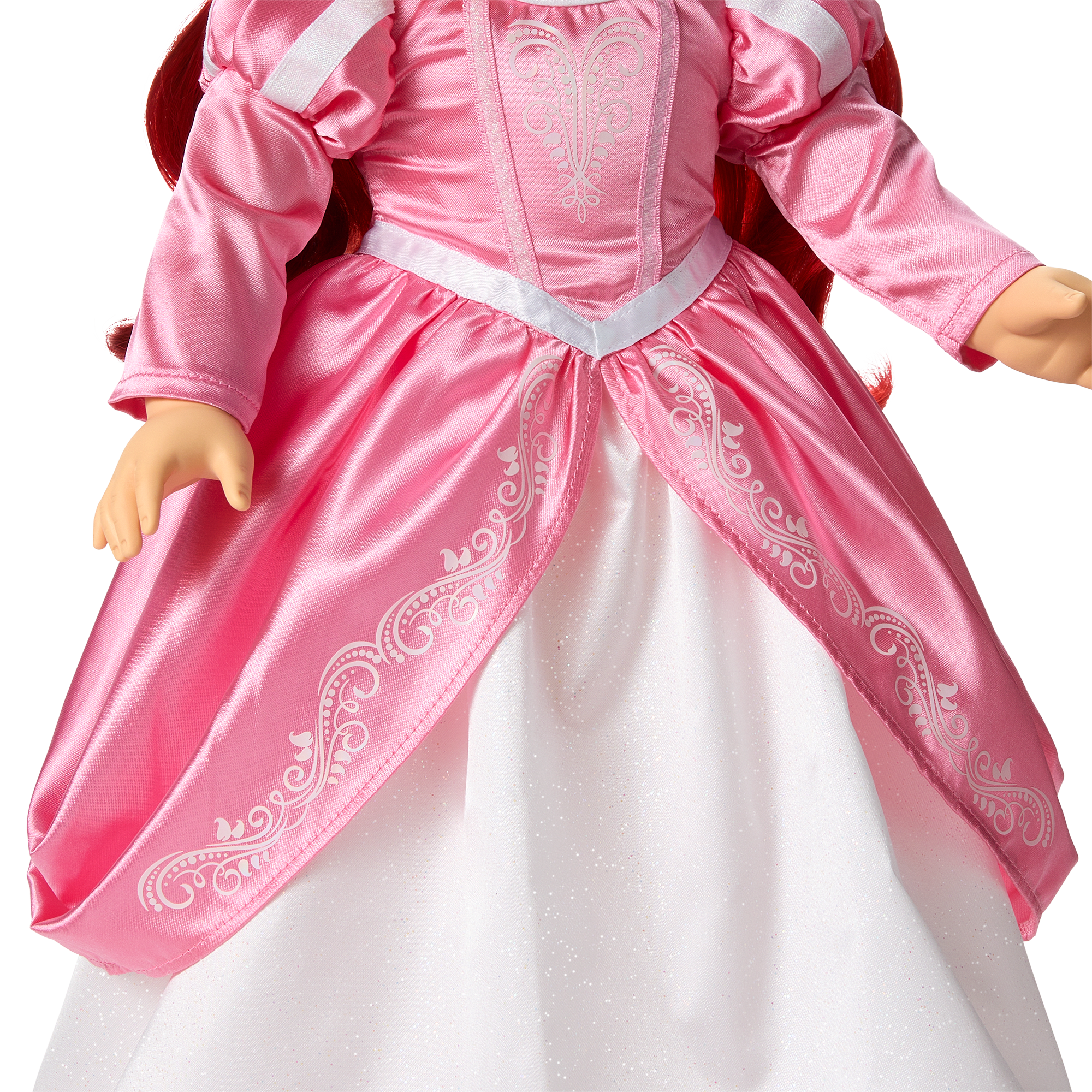 Disney Princess Ariel Pink Ball Gown & Accessories for 18-inch Dolls | American Girl