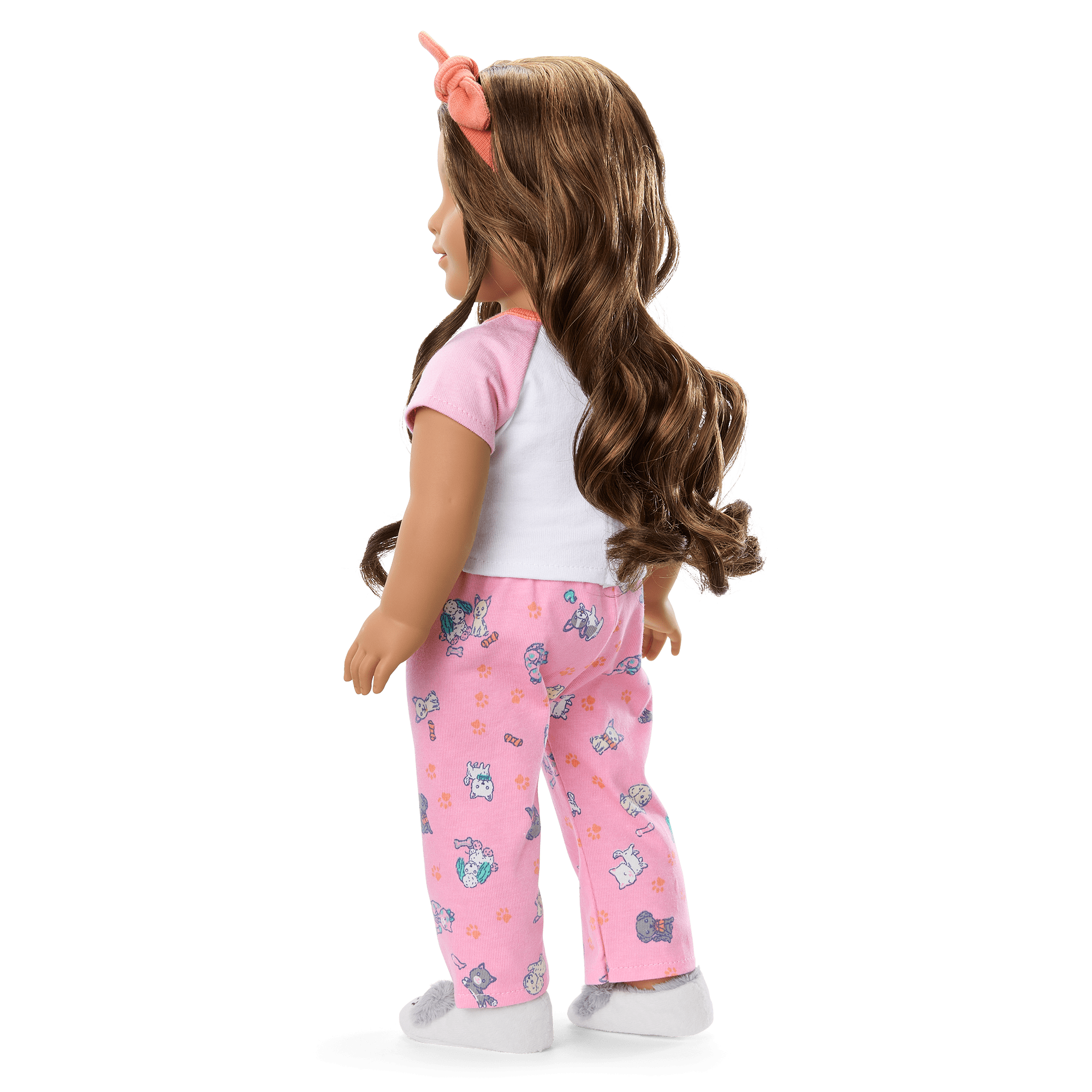 Cozy Puppy & Kitty Pajama Set for 18-inch Dolls | Waking Up Is Ruff