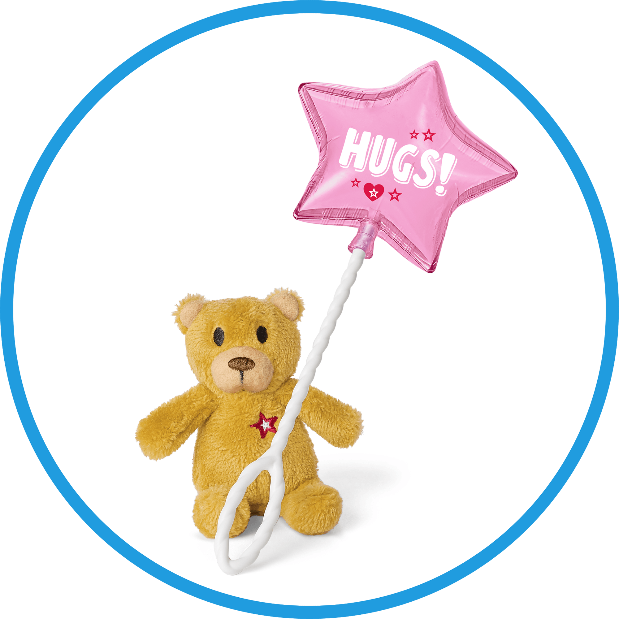 Get Well Soon Balloon & Bear Gift Set for 18” Dolls | Hugs & Well Wishes