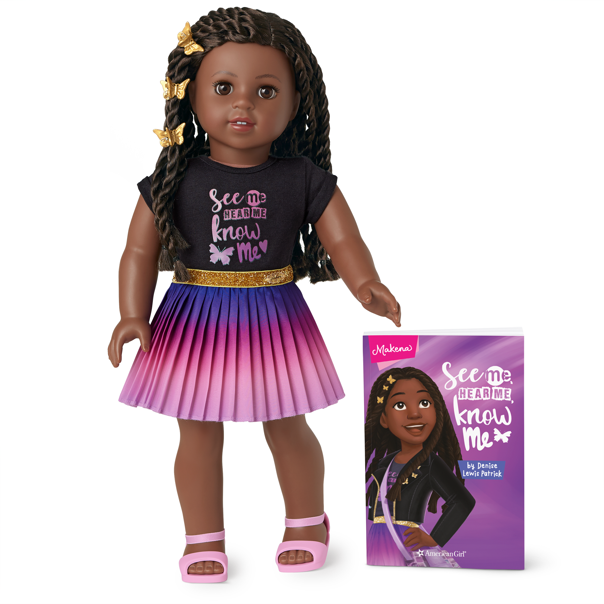 Fashion Doll with Book & Outfit for Social Awareness | Makena™