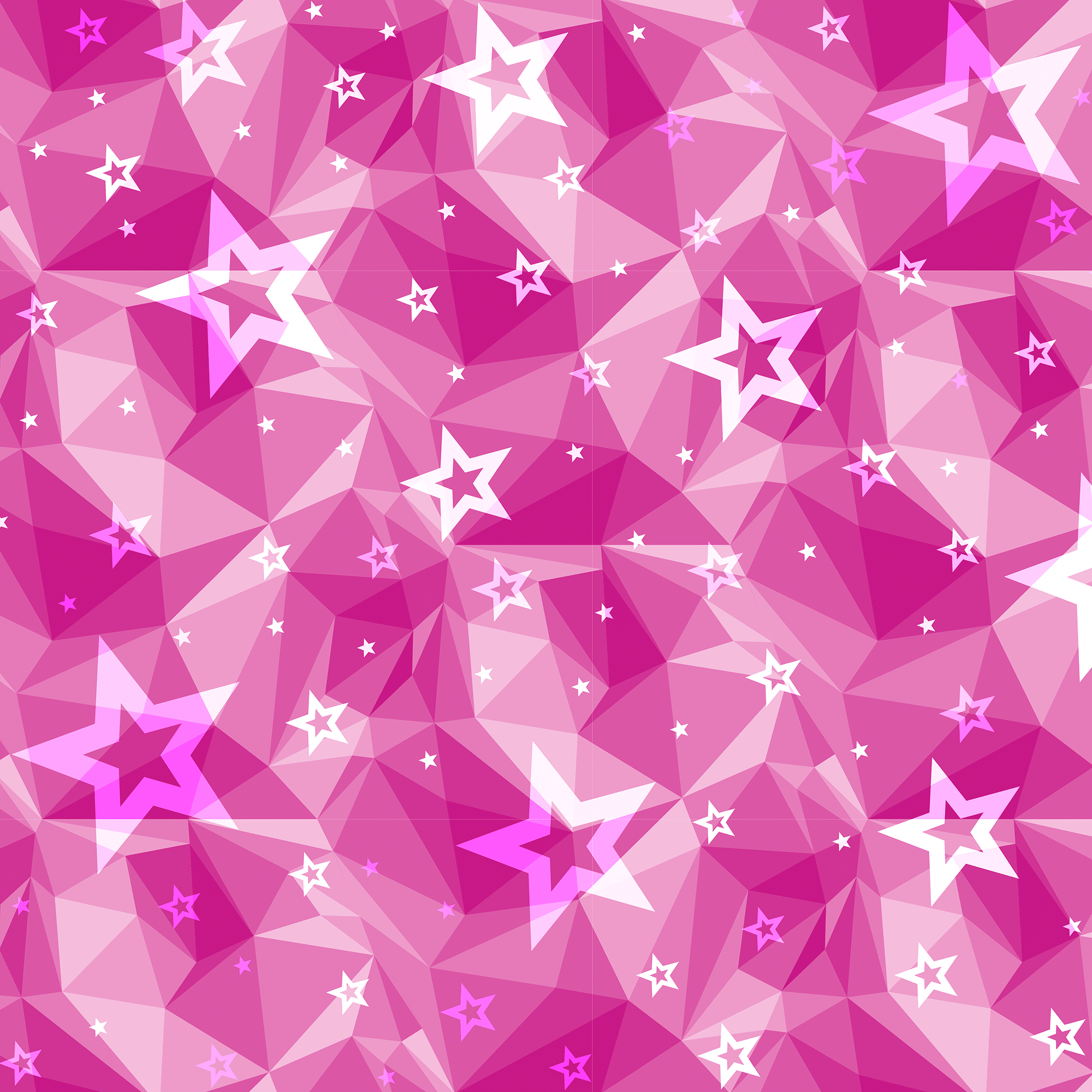 Starry Pink Gift Wrap Paper with Satin Ribbon | Elegant Present Wrapping