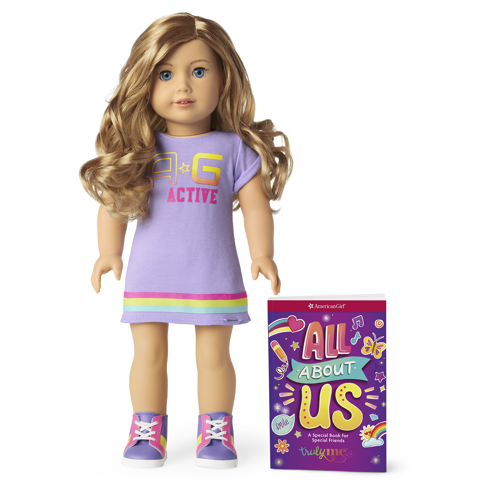 18-inch Truly Me Doll with Wavy Strawberry-Blonde Hair | AG Doll
