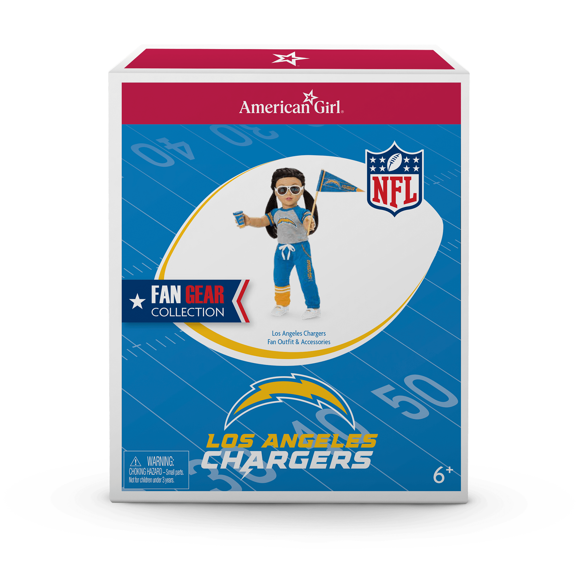 Los Angeles Chargers NFL Doll Outfit for 18-inch Dolls | American Girl
