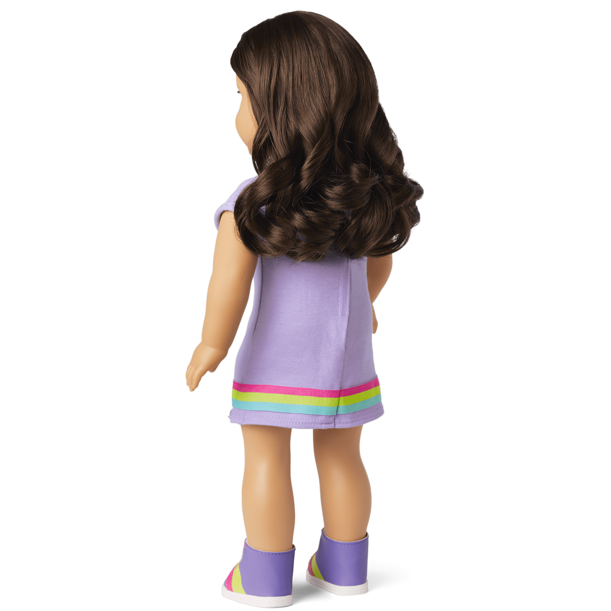 Truly Me 18-inch Doll with Curly Dark-Brown Hair & Sporty Outfit | AG