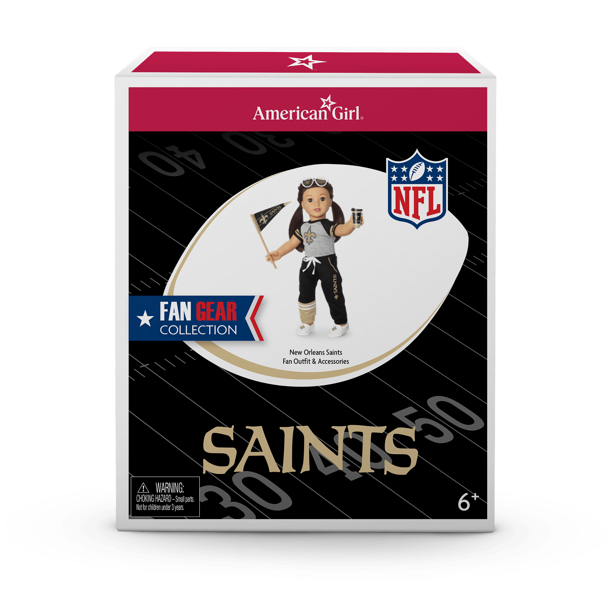New Orleans Saints Doll Outfit for 18-inch Dolls | American Girl x NFL