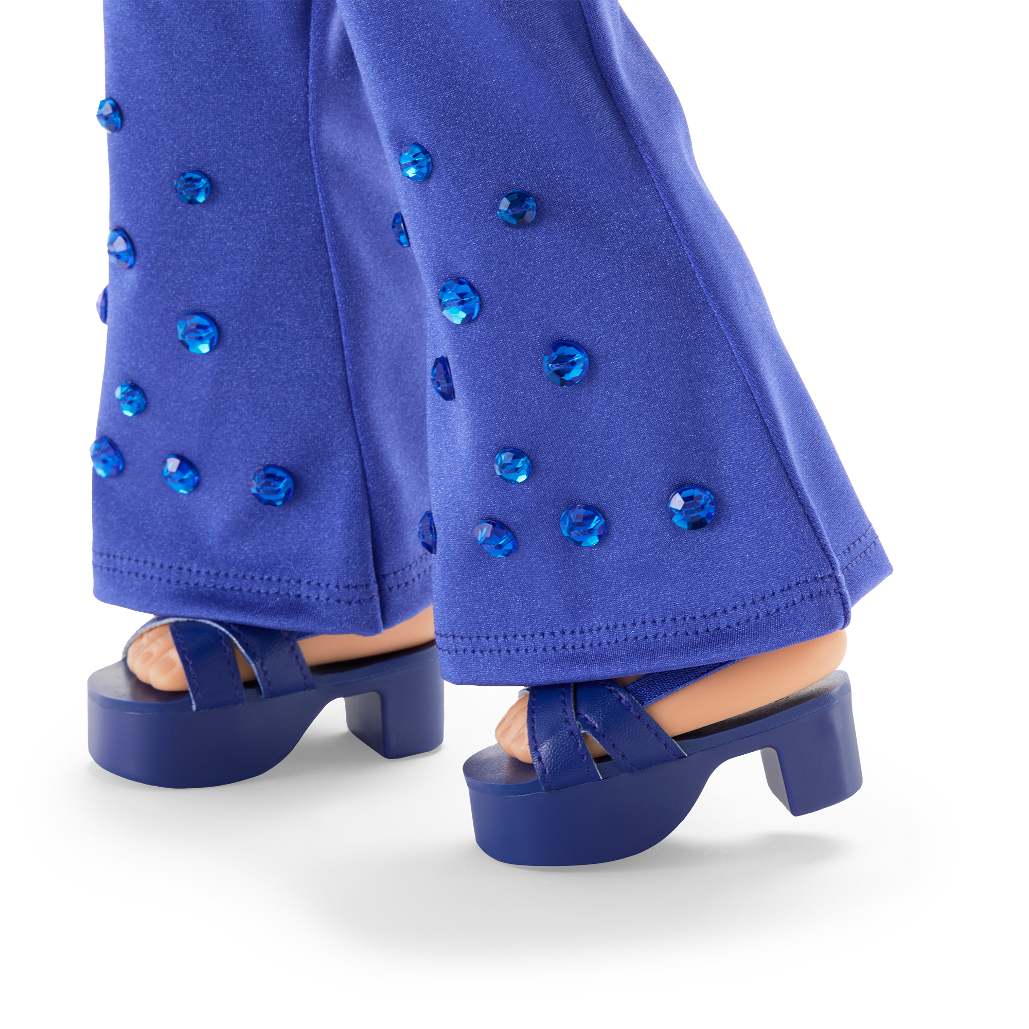 Sparkling Sapphire Outfit for 18-inch Dolls | Blue Gemstone Dress Set