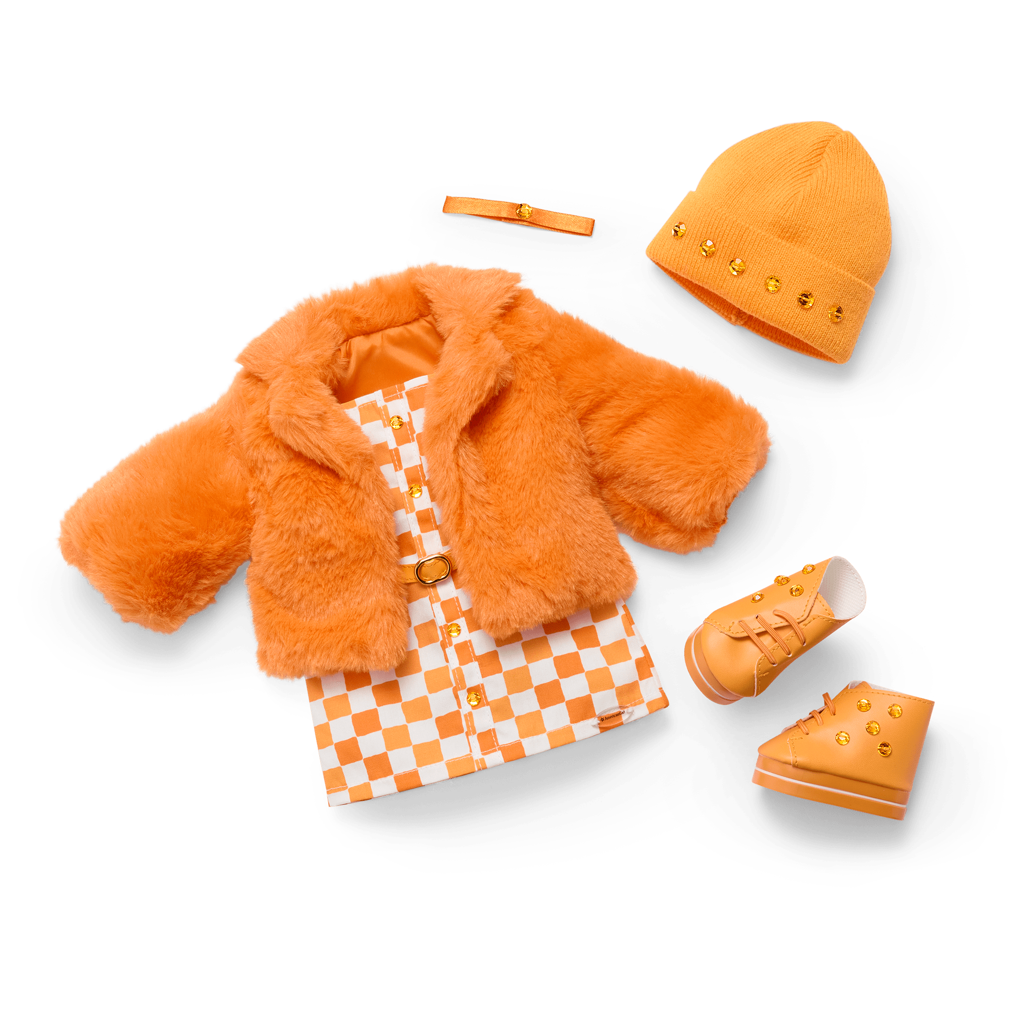 Citrine Gemstone Outfit for 18-inch Dolls | November Shimmering Collection