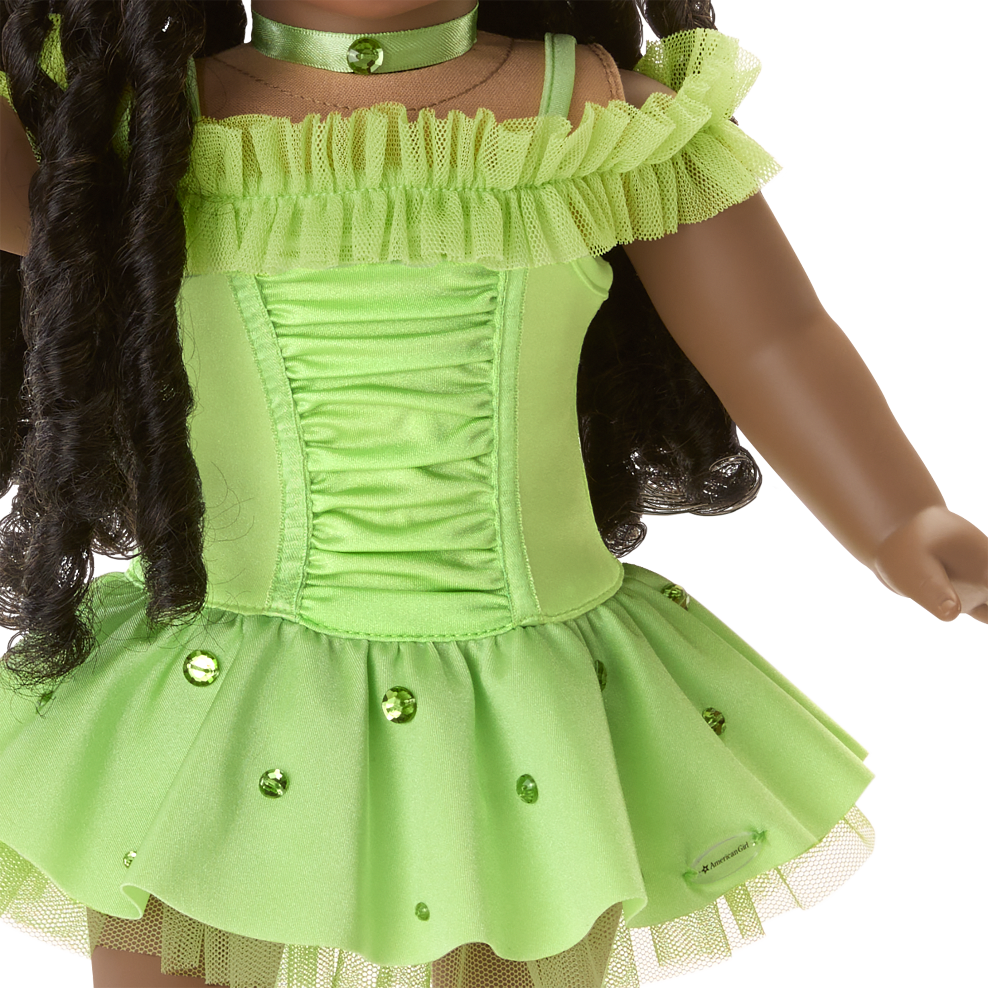 Peridot Green Doll Outfit for 18-inch Dolls | August Birthday Gift