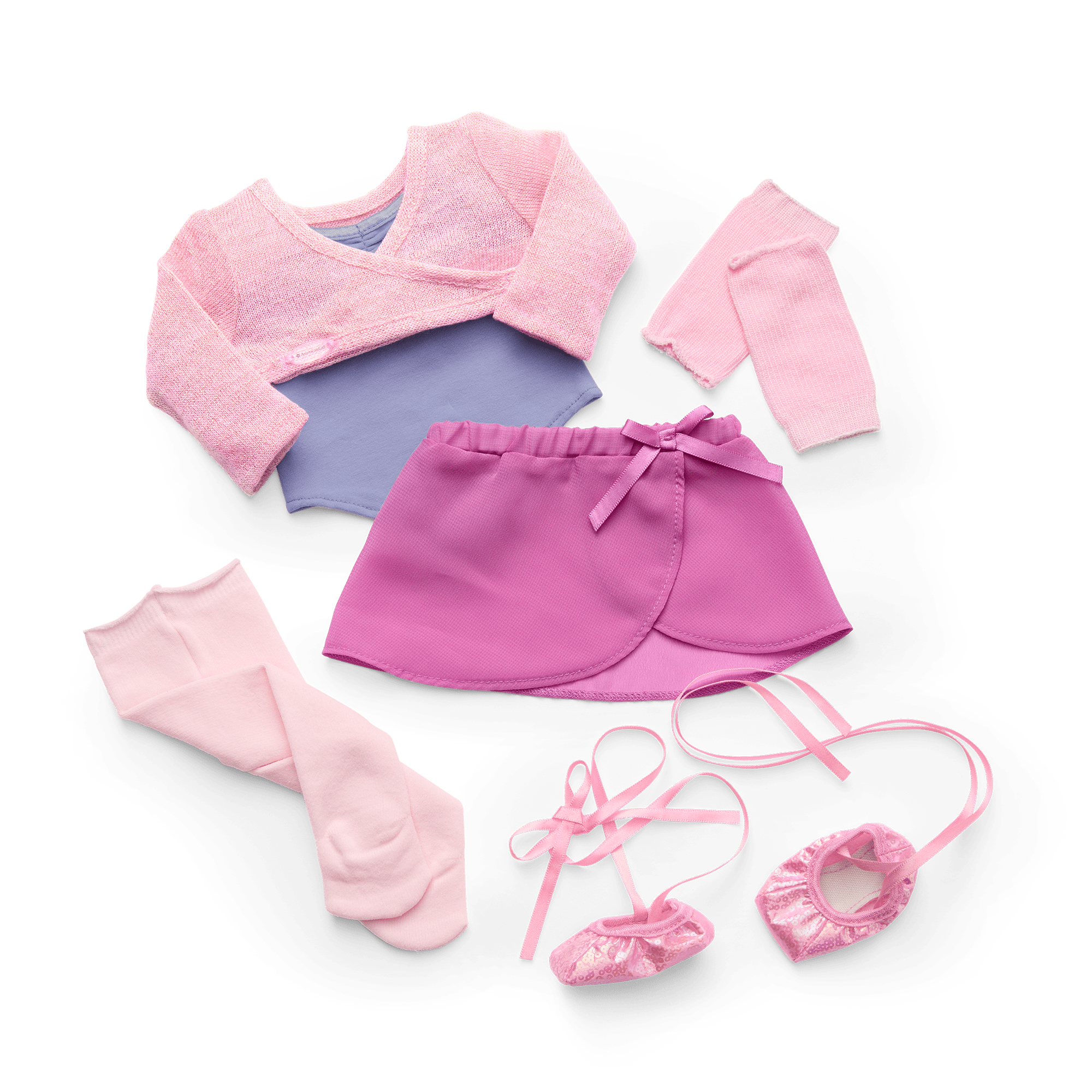 Ballet Practice Outfit for 18-inch Dolls | Plié Away Set