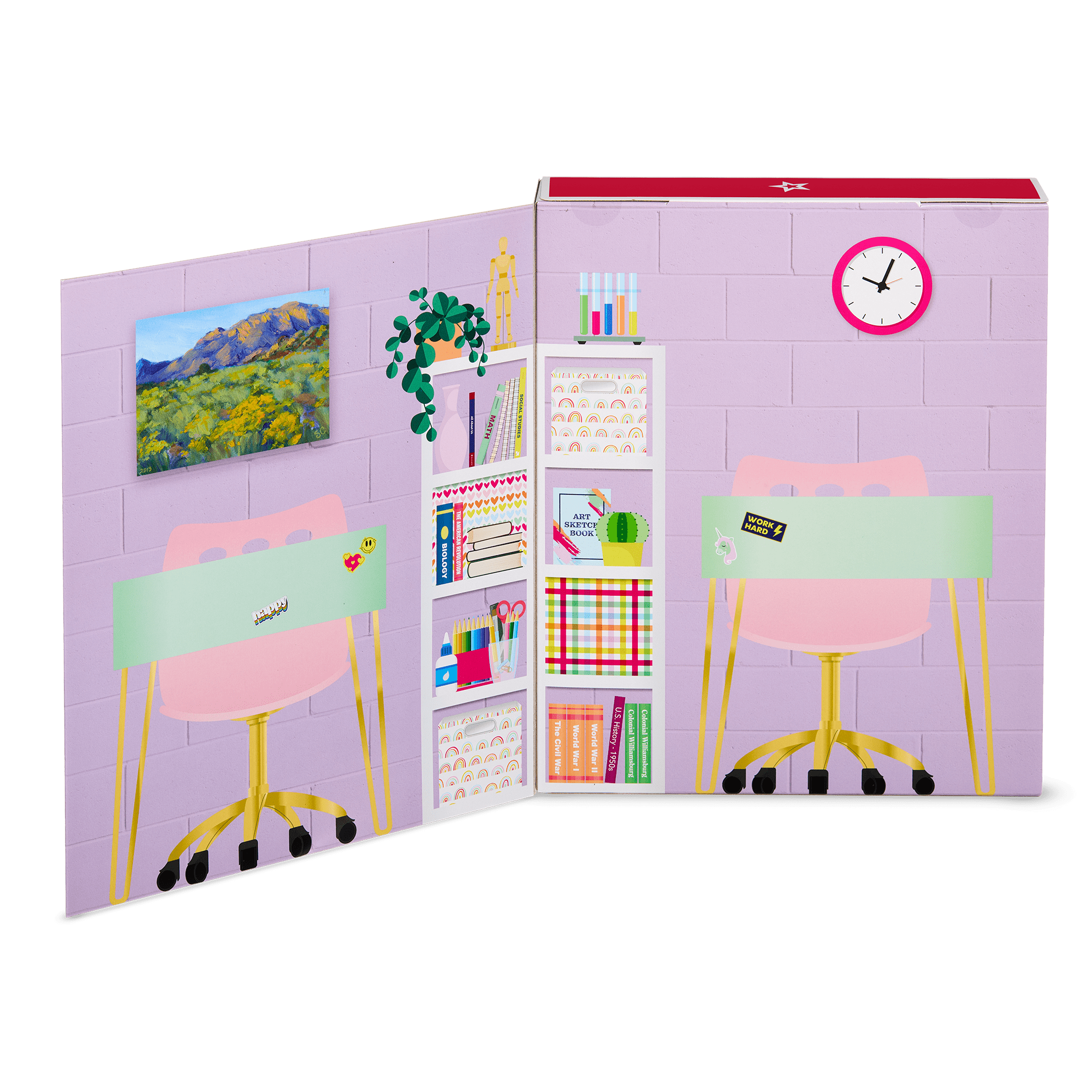 18-inch Doll School Outfit Set with Mix & Match Styles | Playtime Collection