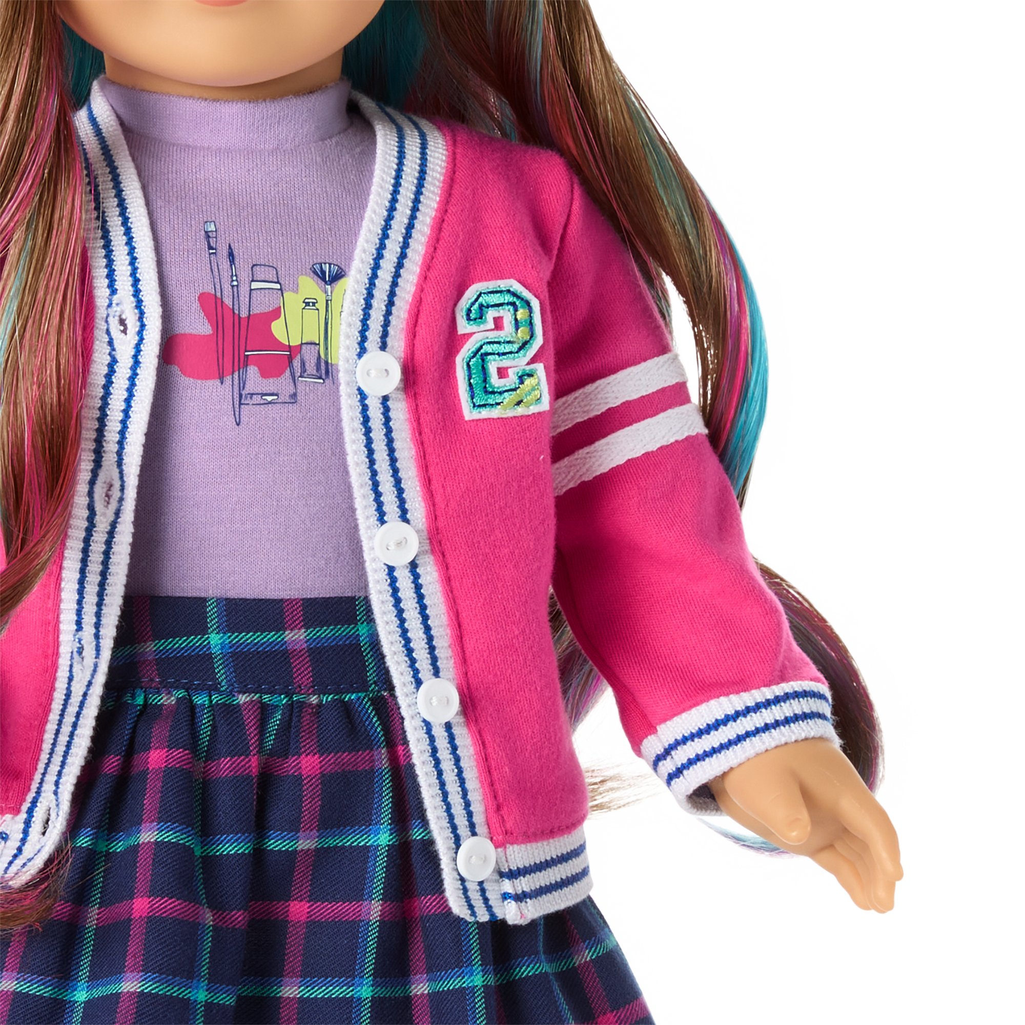 18-inch Doll School Outfit Set with Mix & Match Styles | Playtime Collection