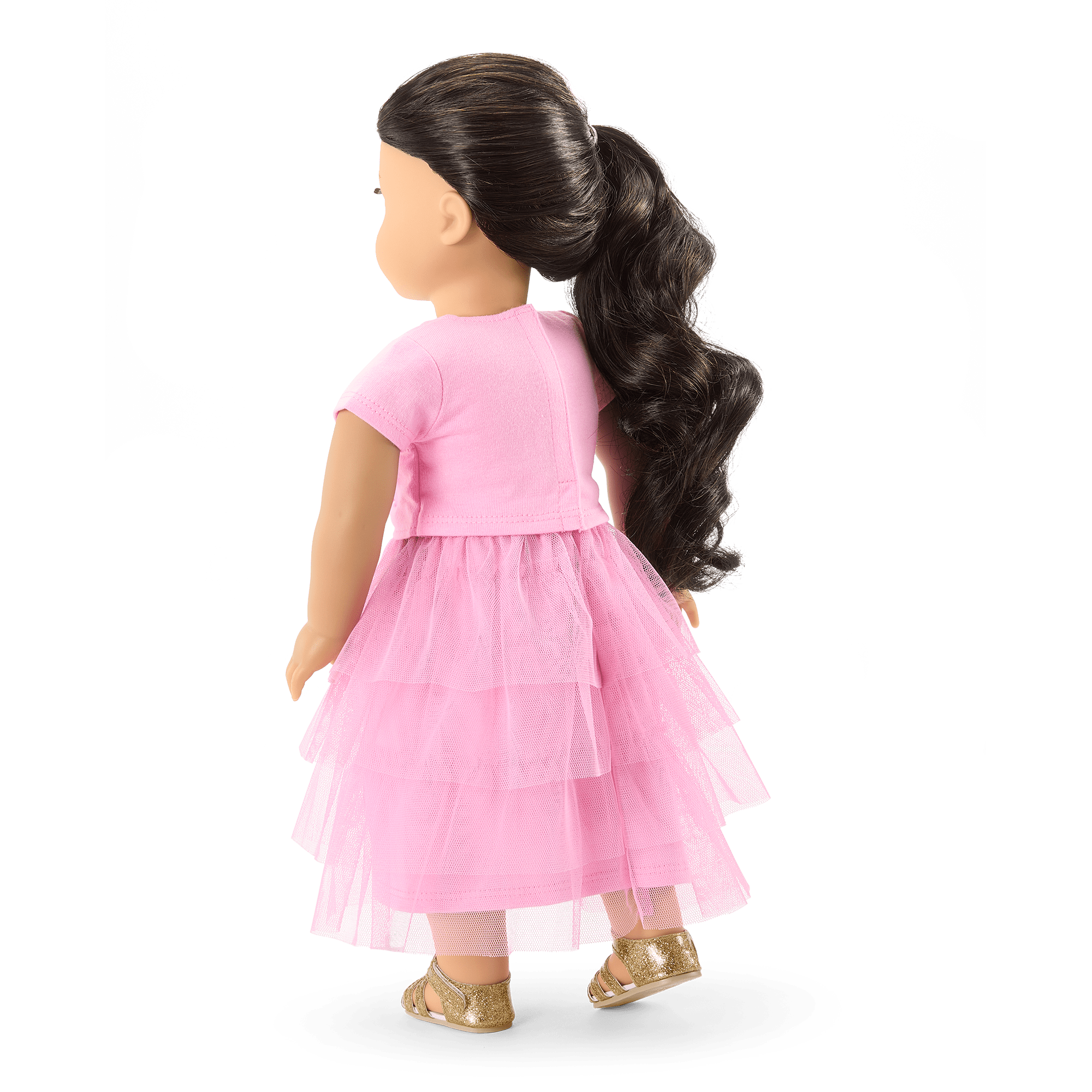 Pastel Pink Bow-Front Top & Tiered Skirt Set for Girls | Something Navy