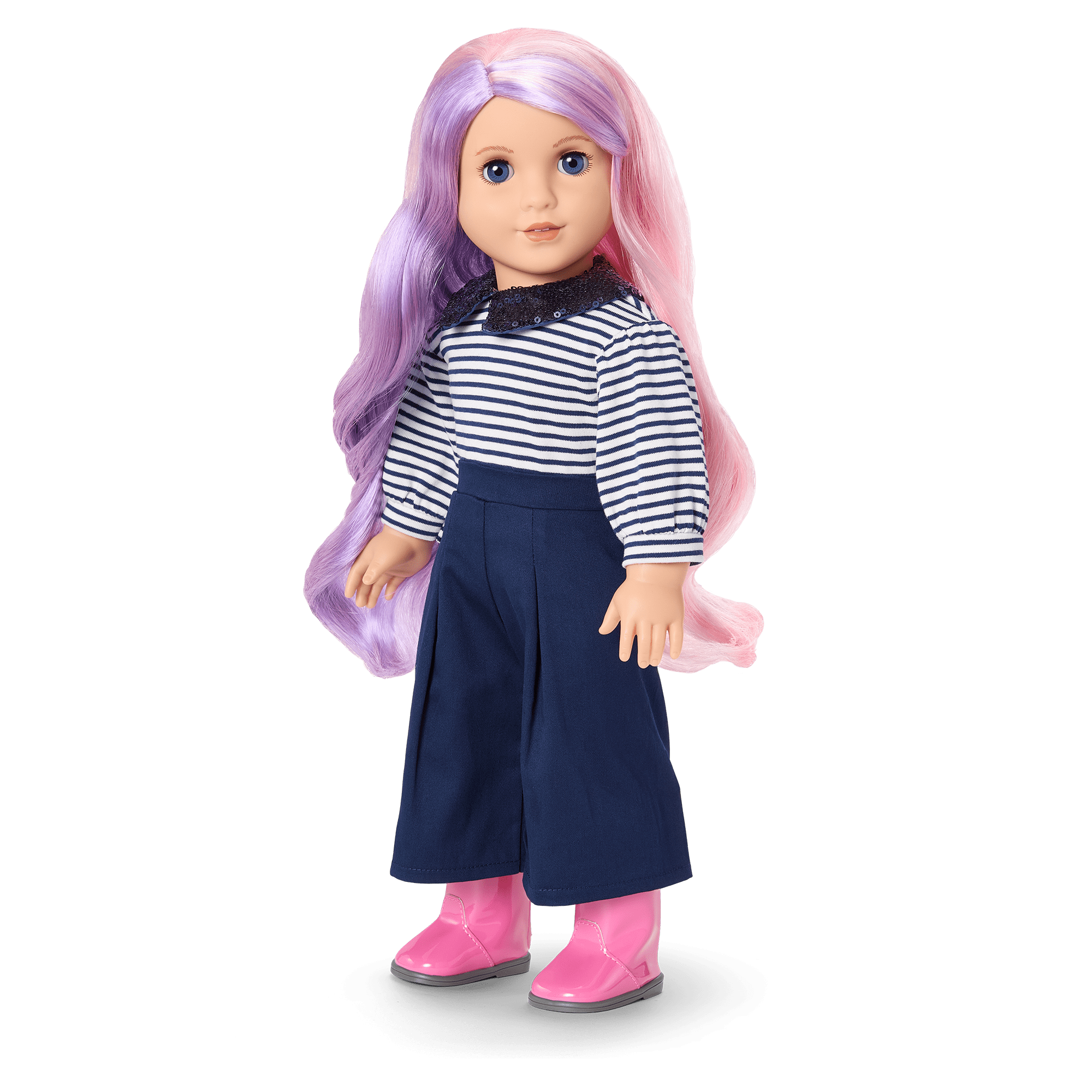 Striped & Sparkle Shirt & Pants Set for 18-inch Dolls | American Girl x Something Navy