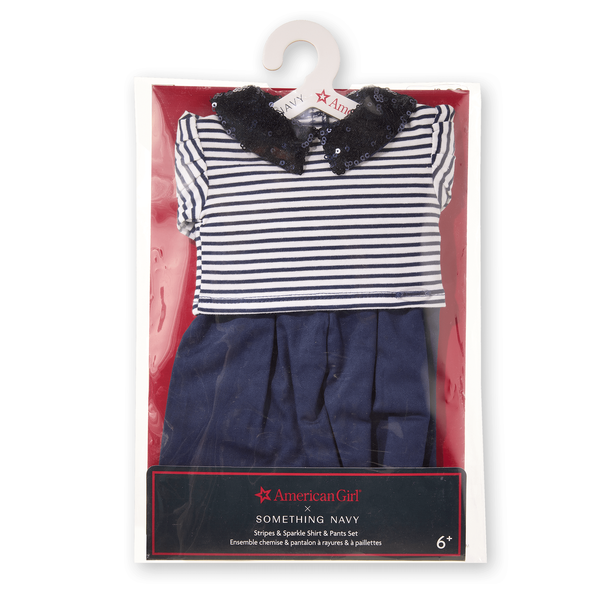 Striped & Sparkle Shirt & Pants Set for 18-inch Dolls | American Girl x Something Navy