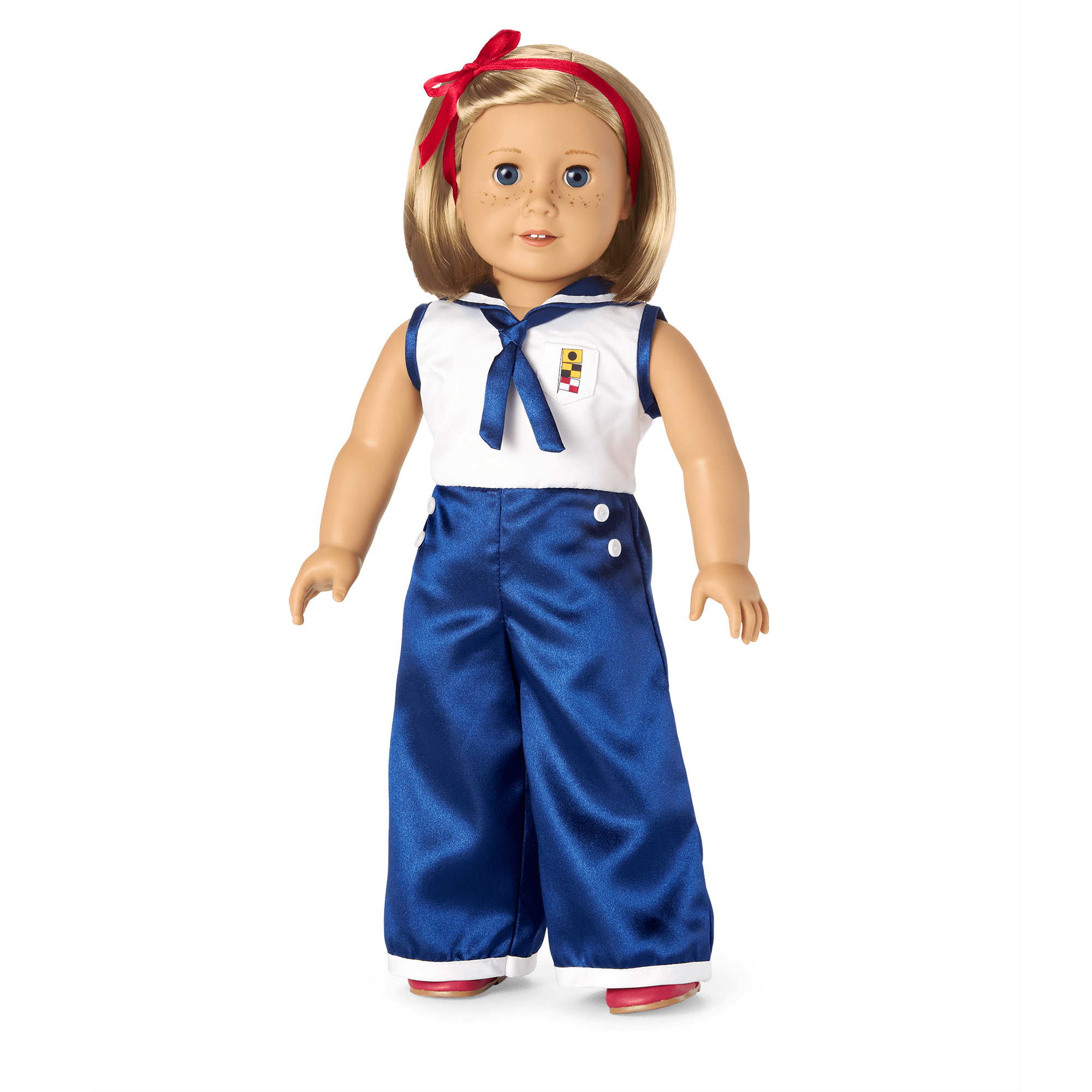 1930s Beach Pajamas for 18-inch Dolls | Kit’s™ Nautical Set