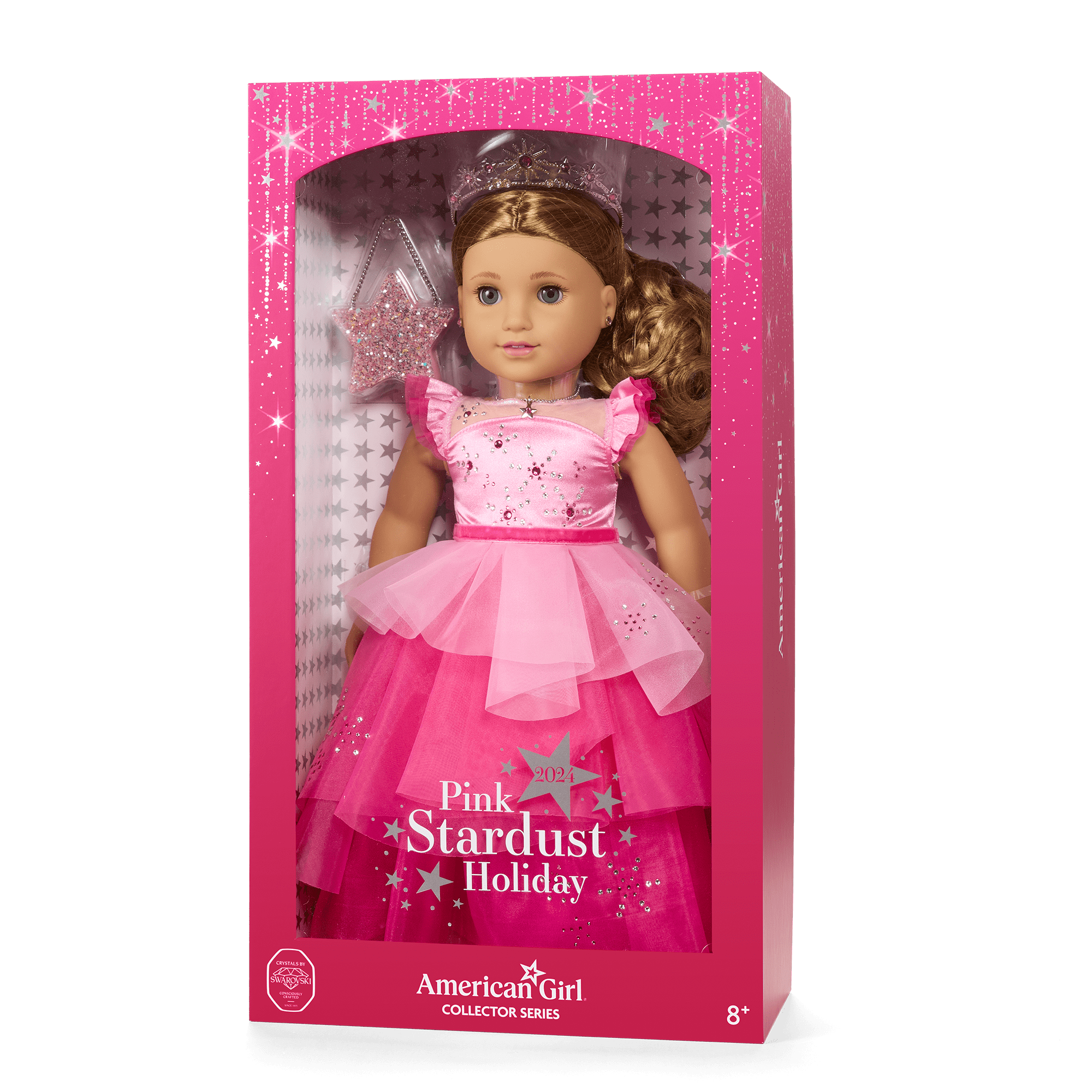 Pink Stardust Holiday Collector Doll with Swarovski Crystals | American Girl