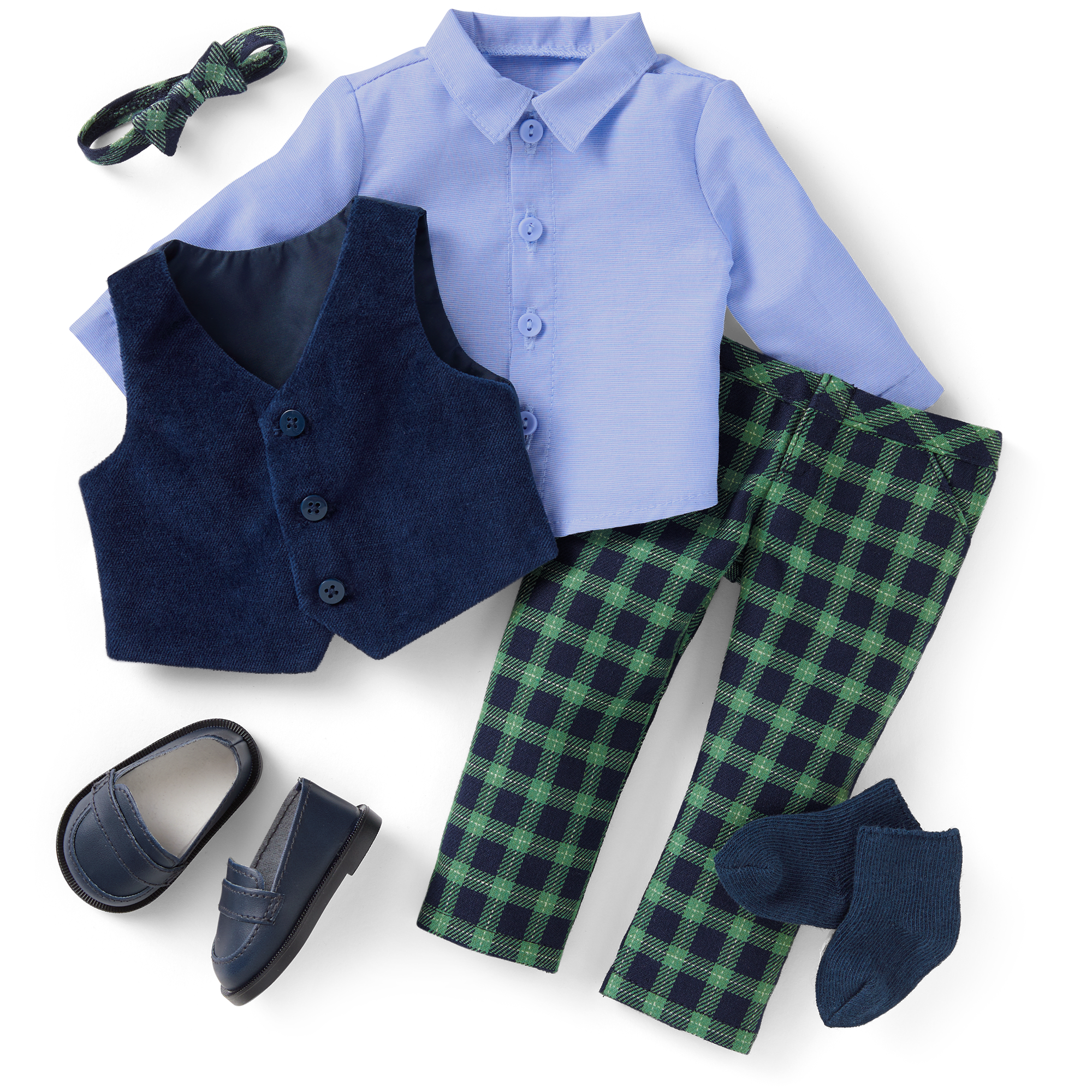 Tartan Plaid Outfit for 18-inch Dolls | American Girl x Janie and Jack