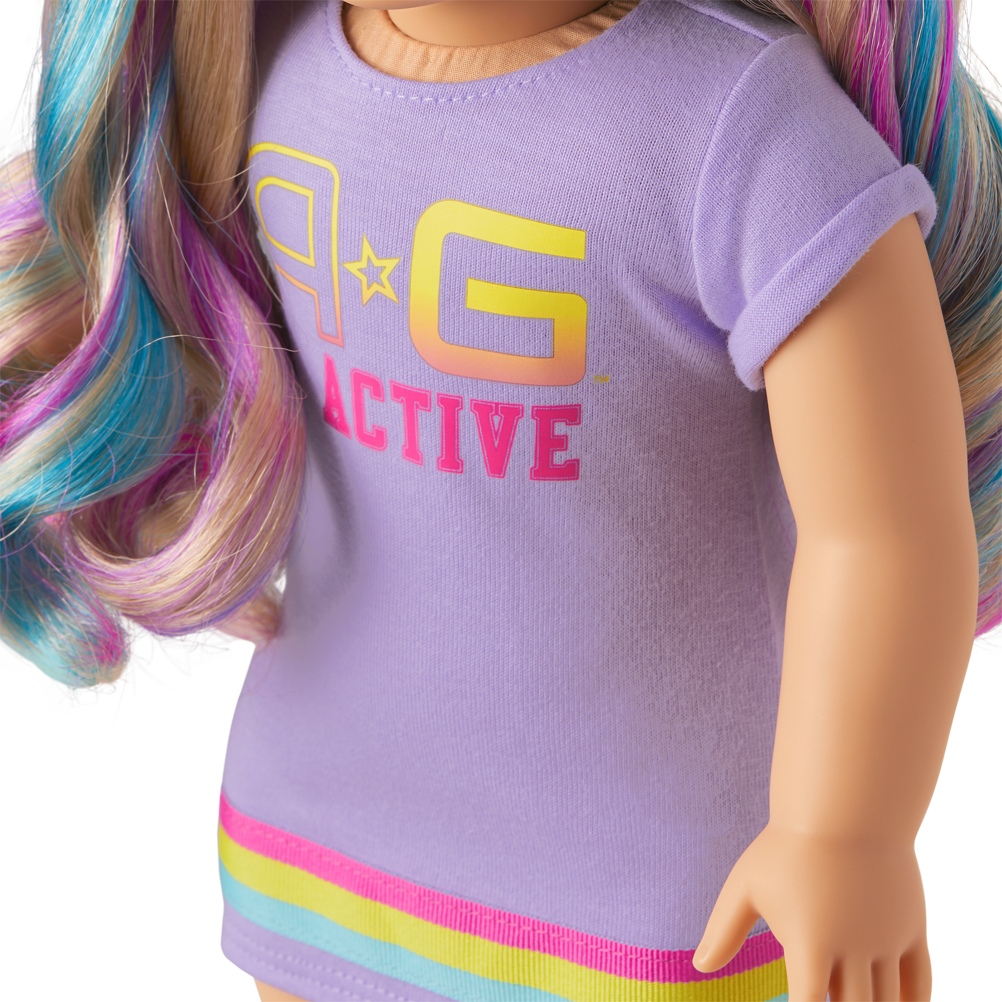 Sporty Outfit for 18-inch Dolls | AG Active T-Shirt Dress & Sneakers