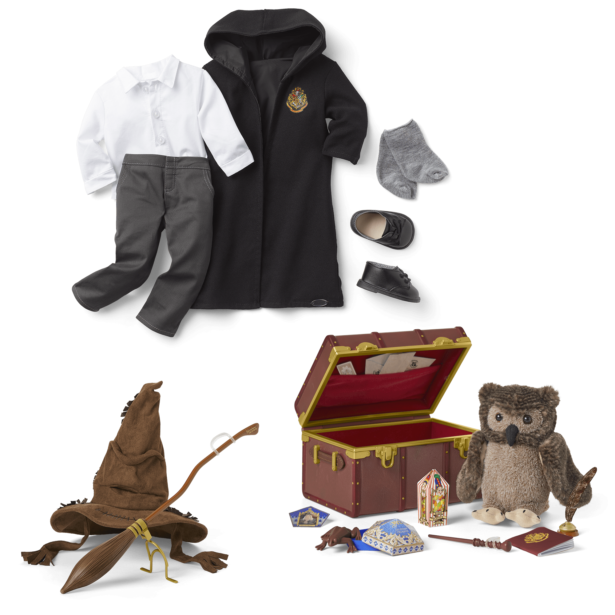 Hogwarts Uniform & Accessories Set for 18-inch Dolls | American Girl