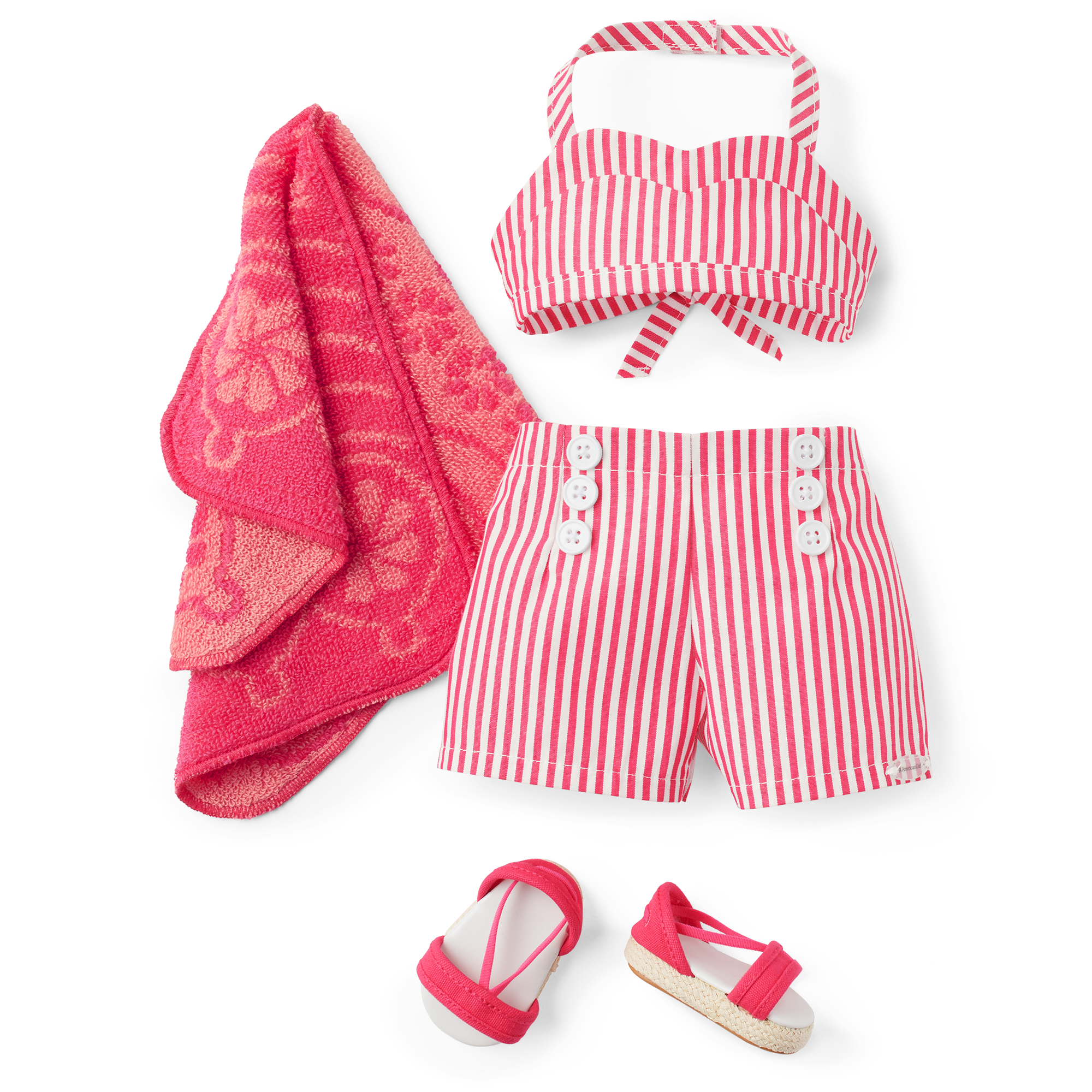1940s Style Swimsuit for 18-inch Dolls | Nanea’s™ Two-Piece Set
