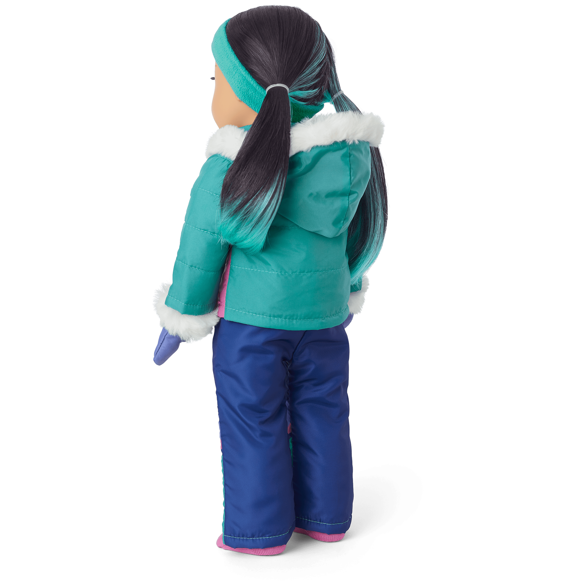 Pink & Aqua Ski Outfit with Jacket, Pants & Accessories | Corinne's