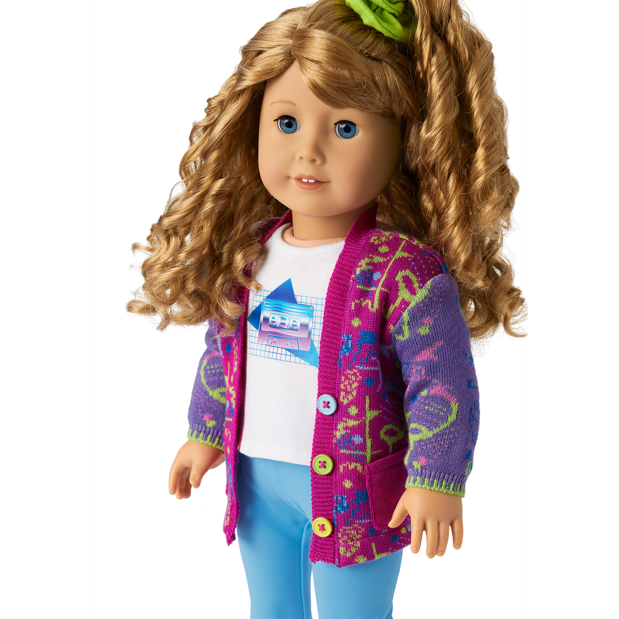 80s Layered T-Shirt & Tank Set for 18-inch Dolls | Courtney's™