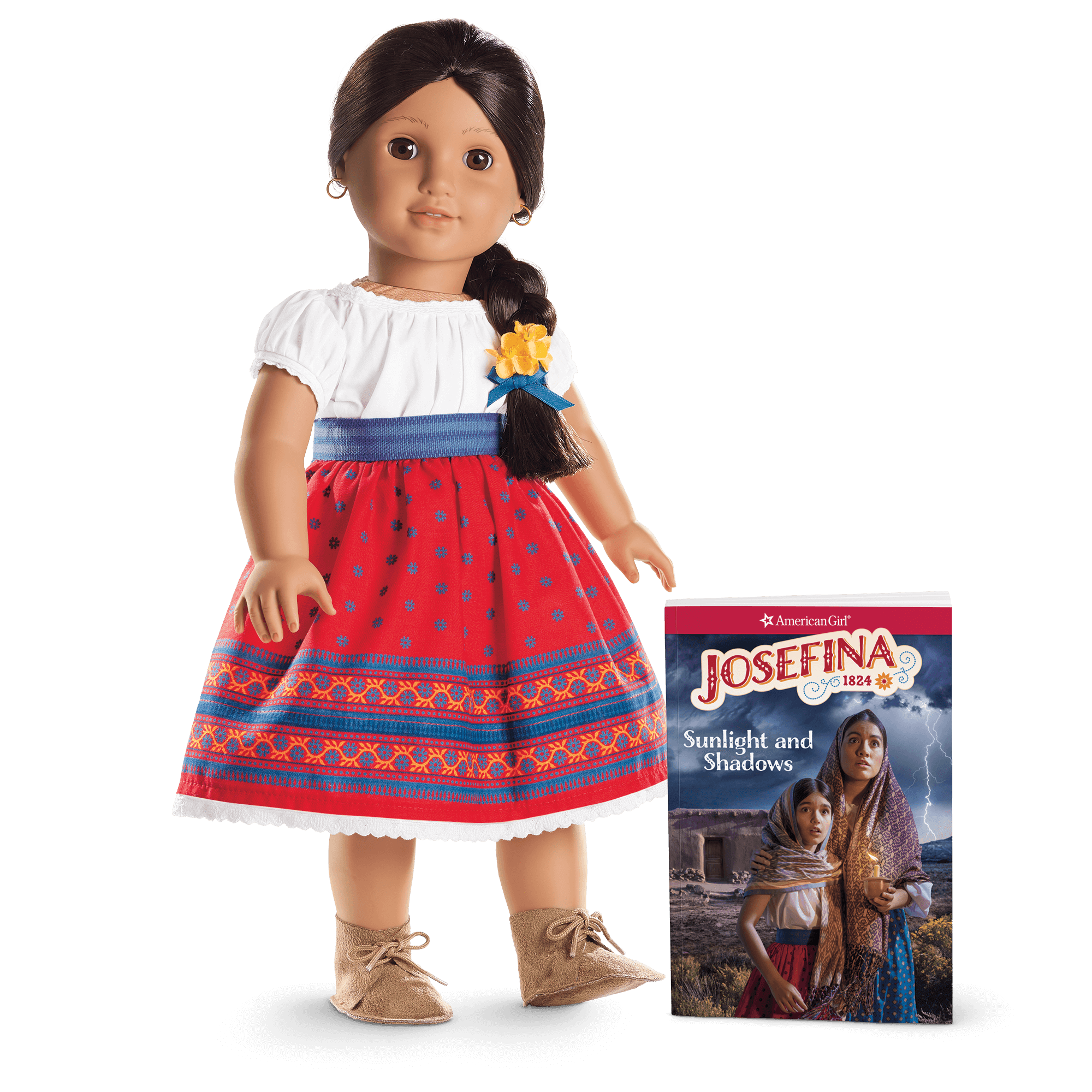 18-inch Josefina Doll with Book & Authentic 1824 Outfit | Historical Characters