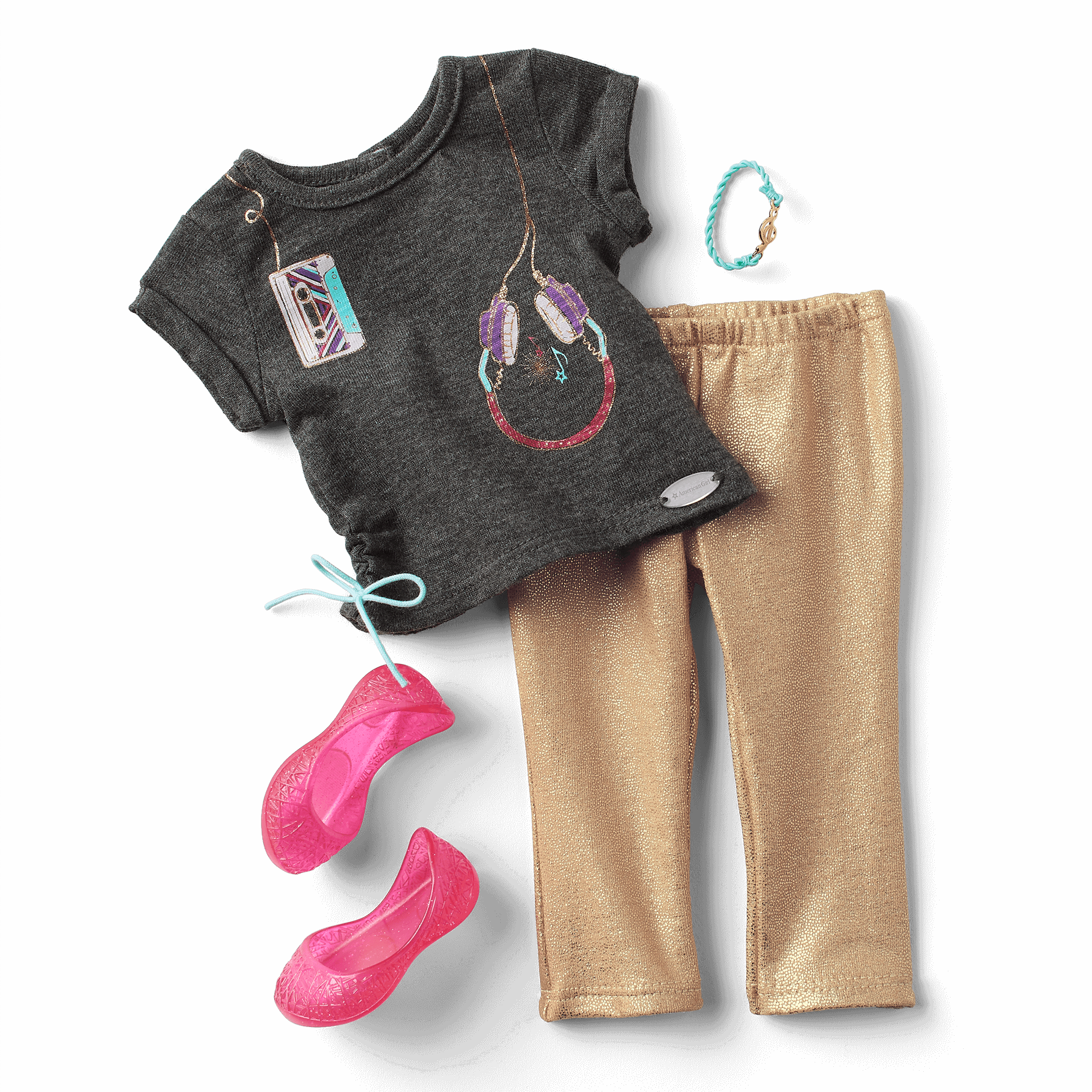 Music-Themed Outfit for 18-inch Dolls | Singer & Dance Costume
