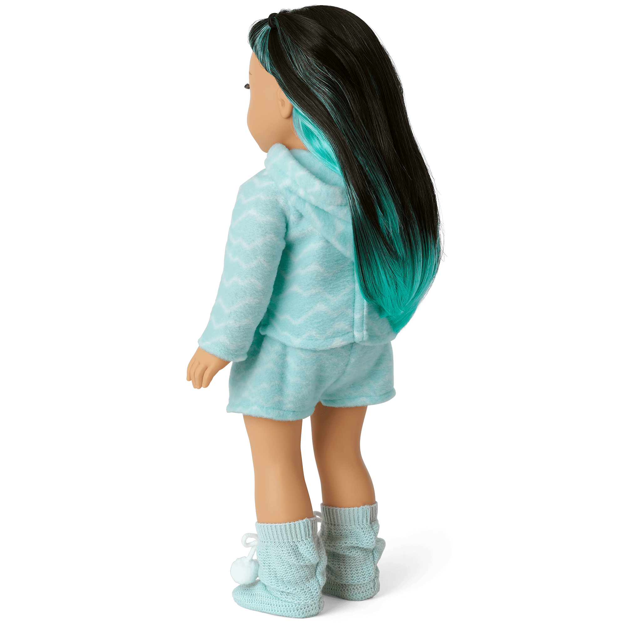 Powder Blue Fleece Pajama Set for 18-inch Dolls | Corinne’s™