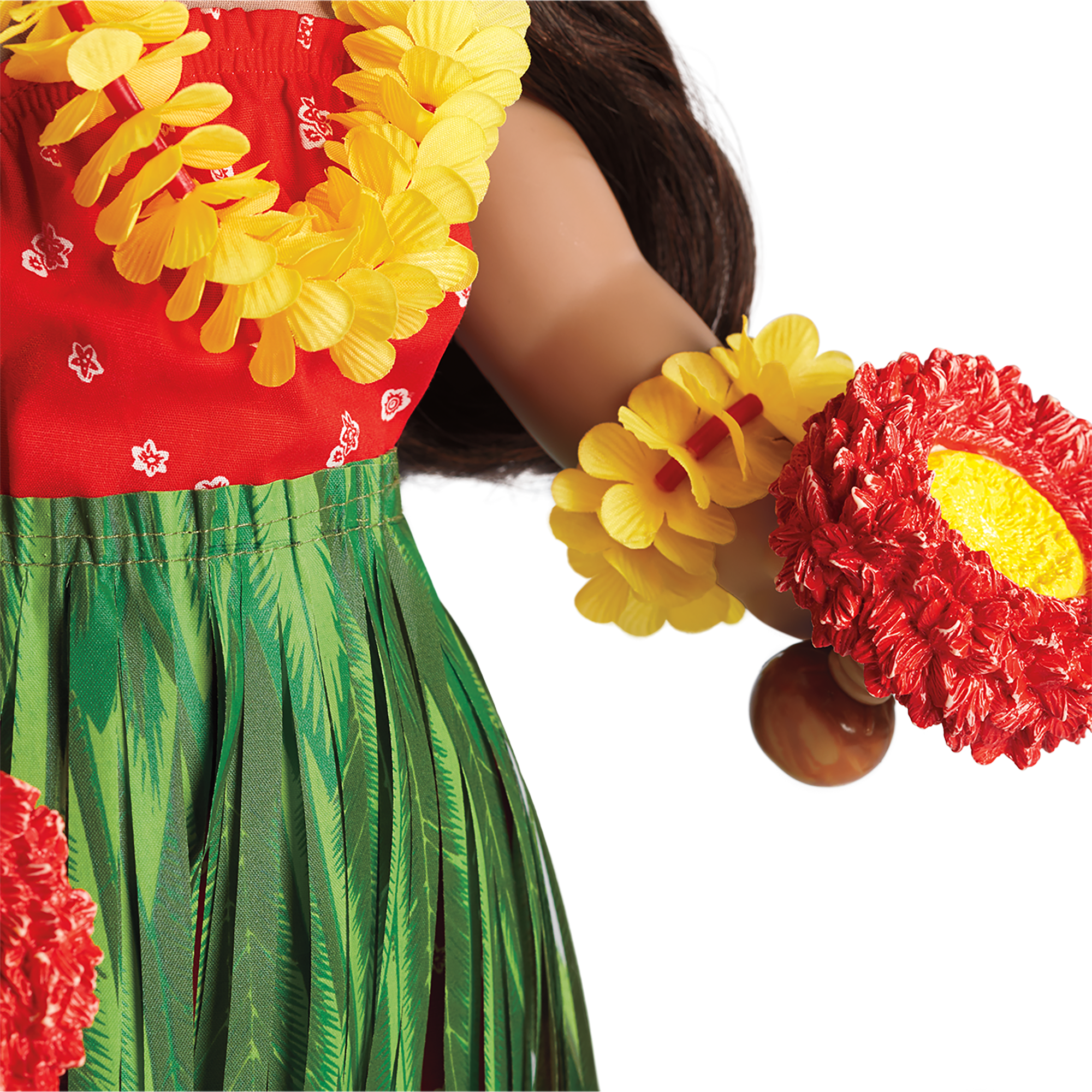 Hula Outfit for 18-inch Dolls with Lei & Skirt | Nanea's™